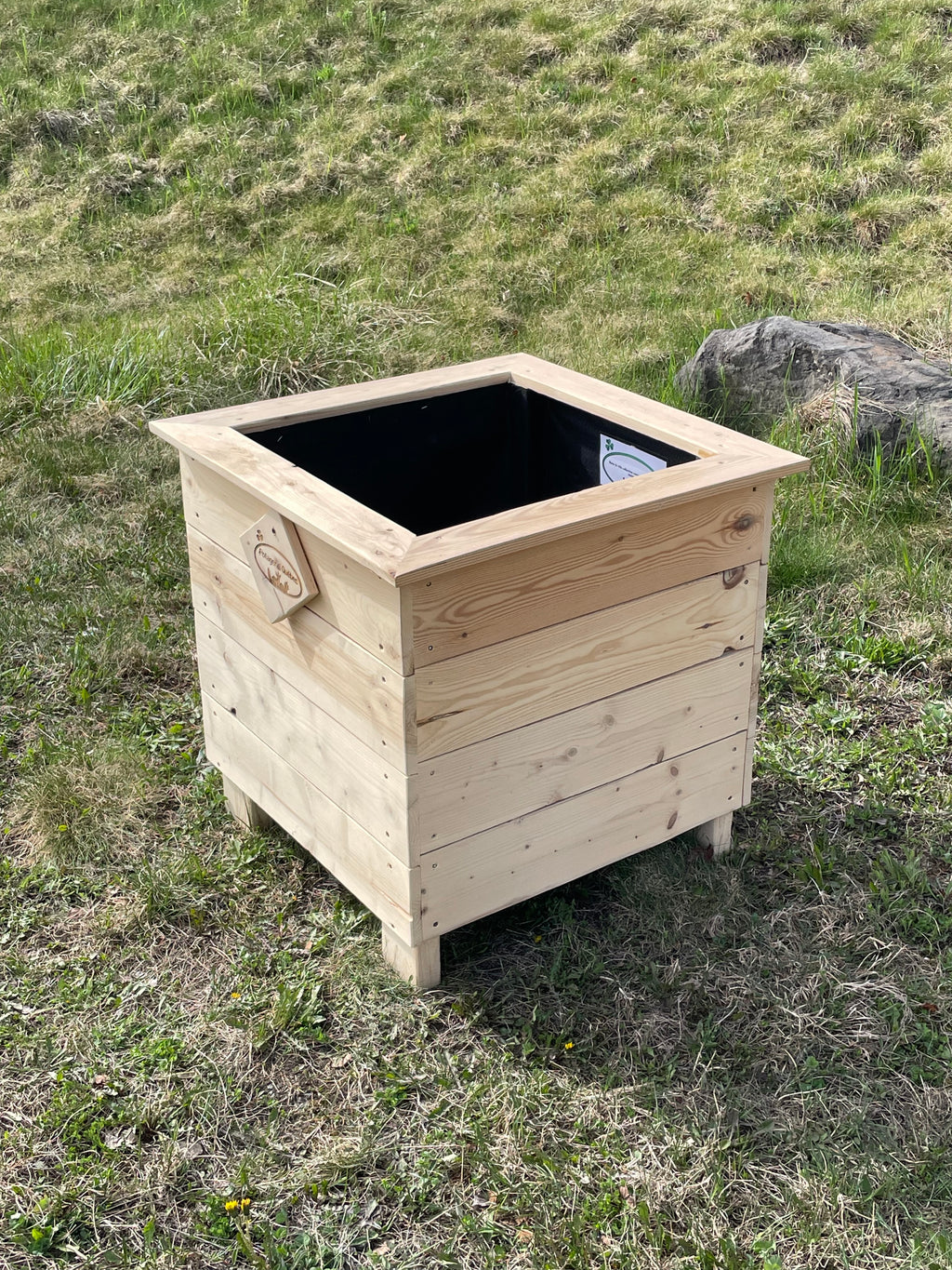 Bac à jardin de ville collection bloc (carré)