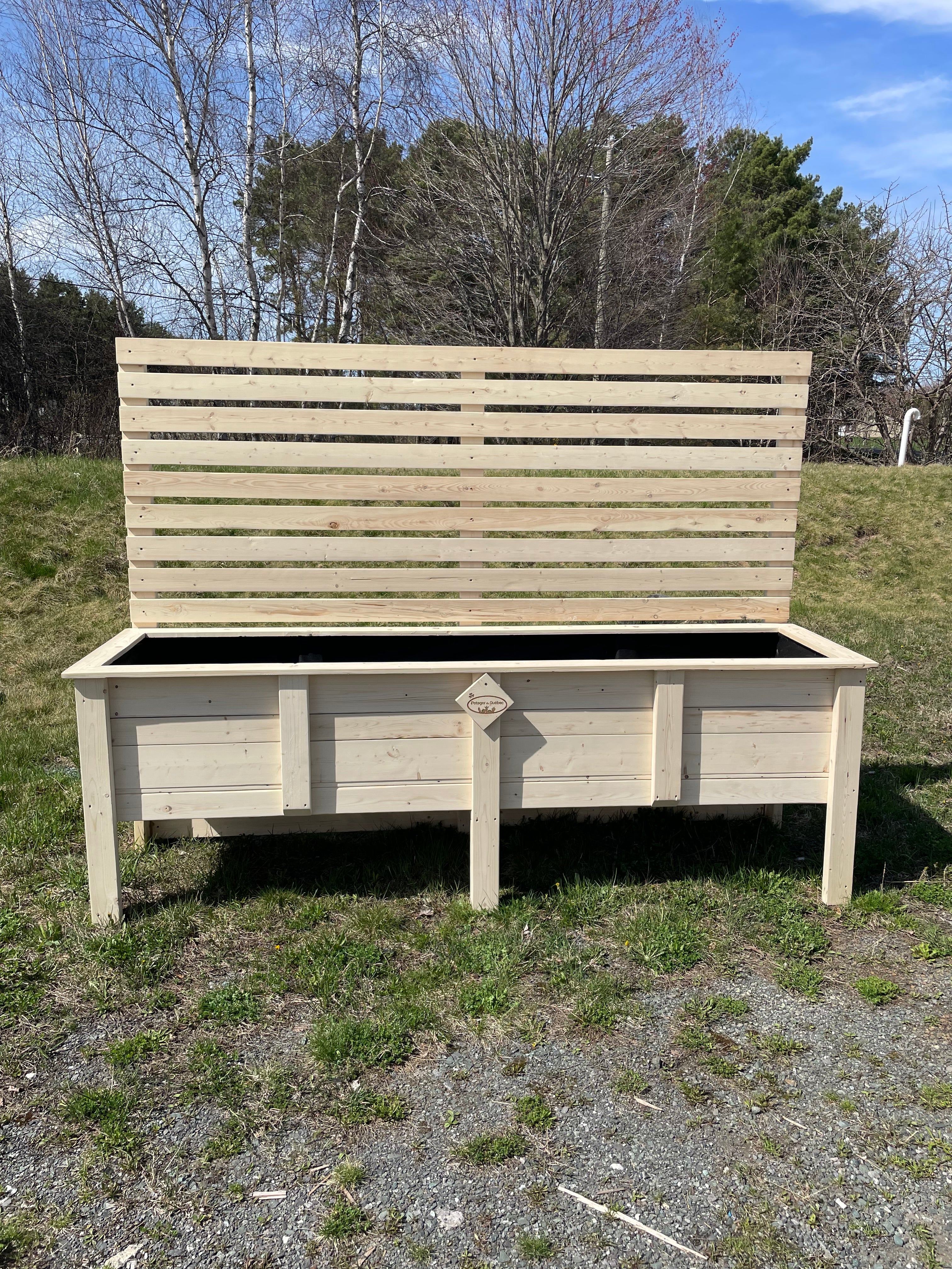 Bac à jardin collection rustique intimité (très grand)