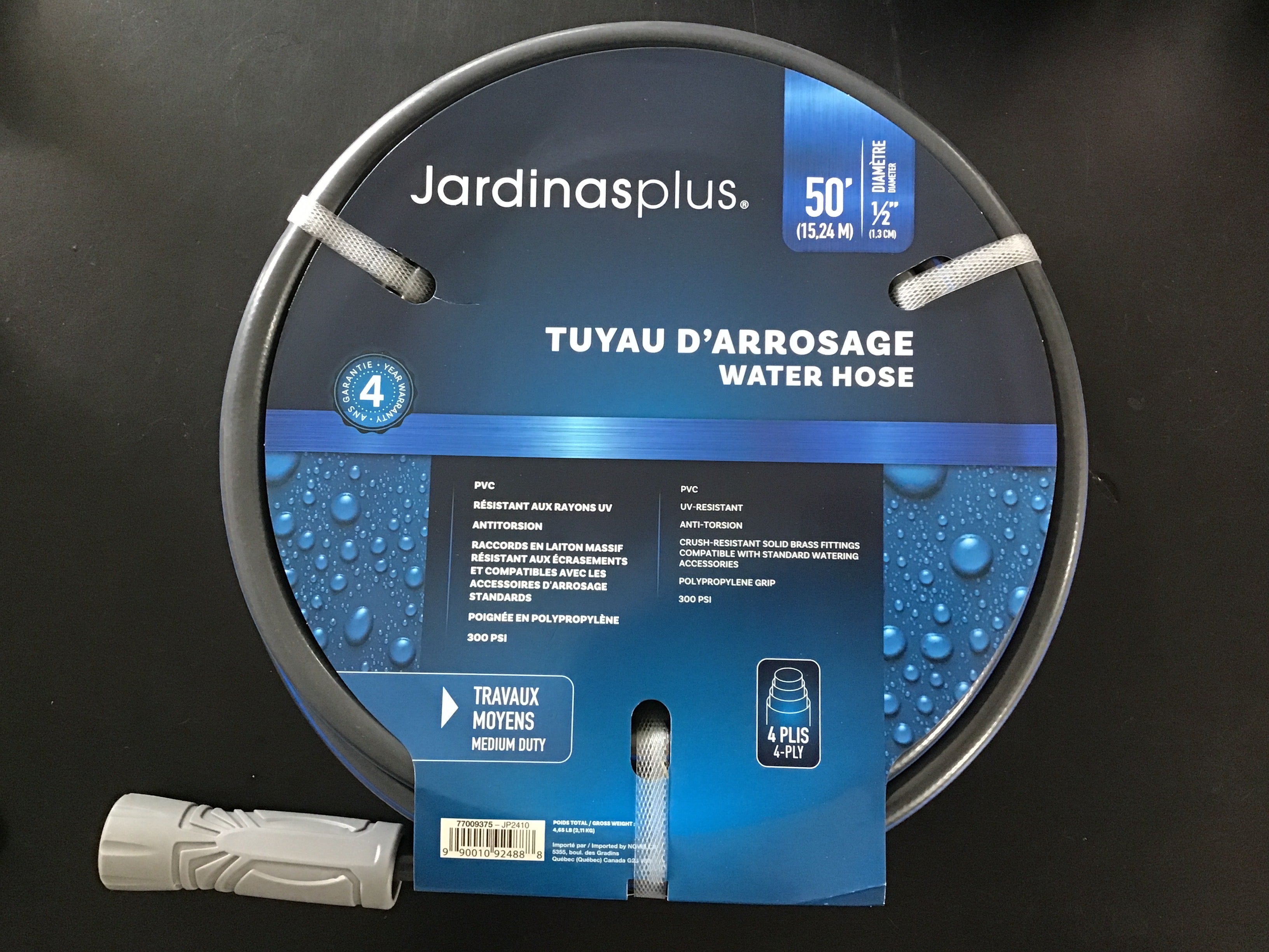 Tuyau d’arrosage 50'