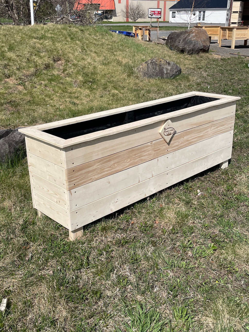 Bac à jardin de ville collection bloc (grand)