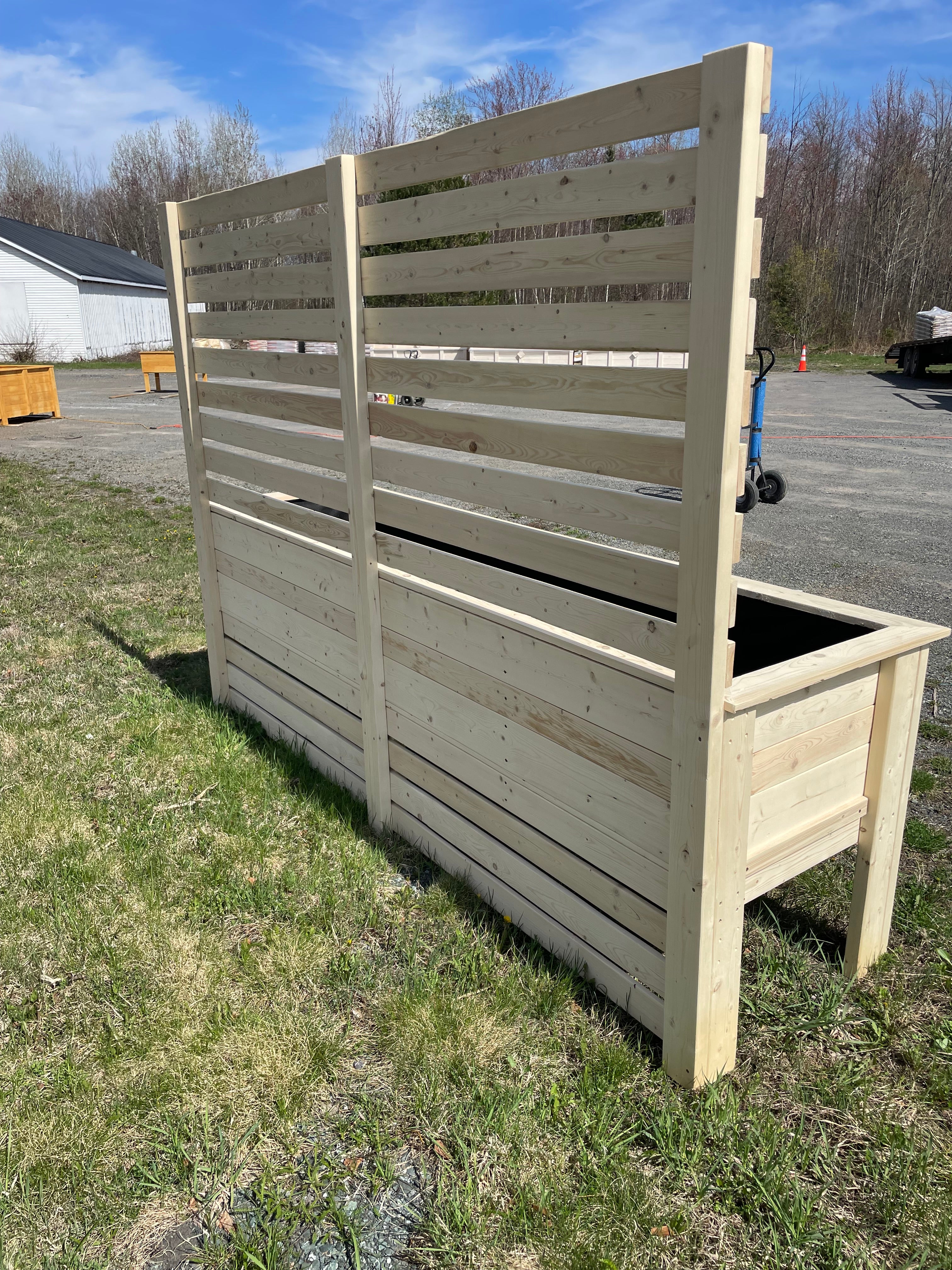 Bac à jardin collection rustique intimité (très grand)