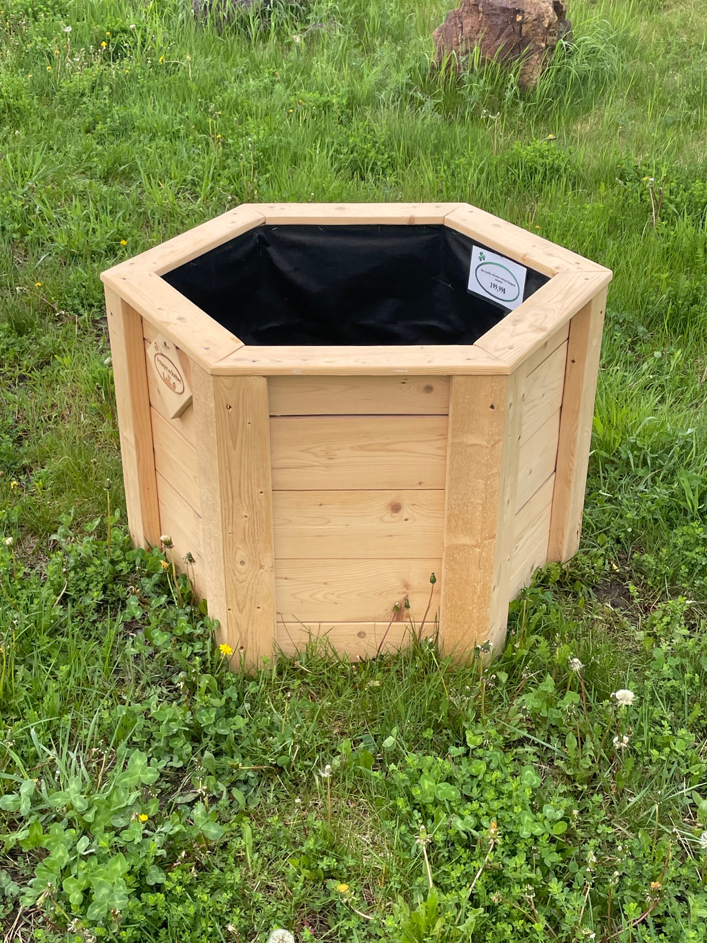 Bac au sol collection rustique (hexagone grand)