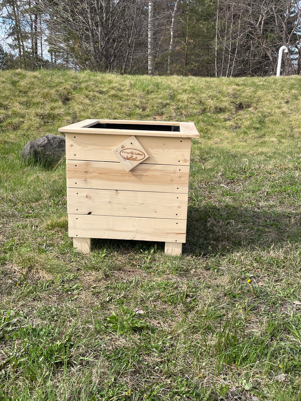 Bac à jardin de ville collection bloc (carré)