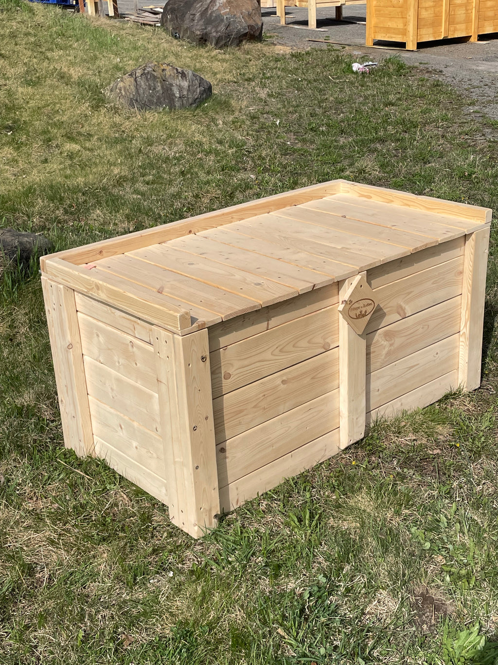 Banc / Bac de rangement collection rustique (standard)