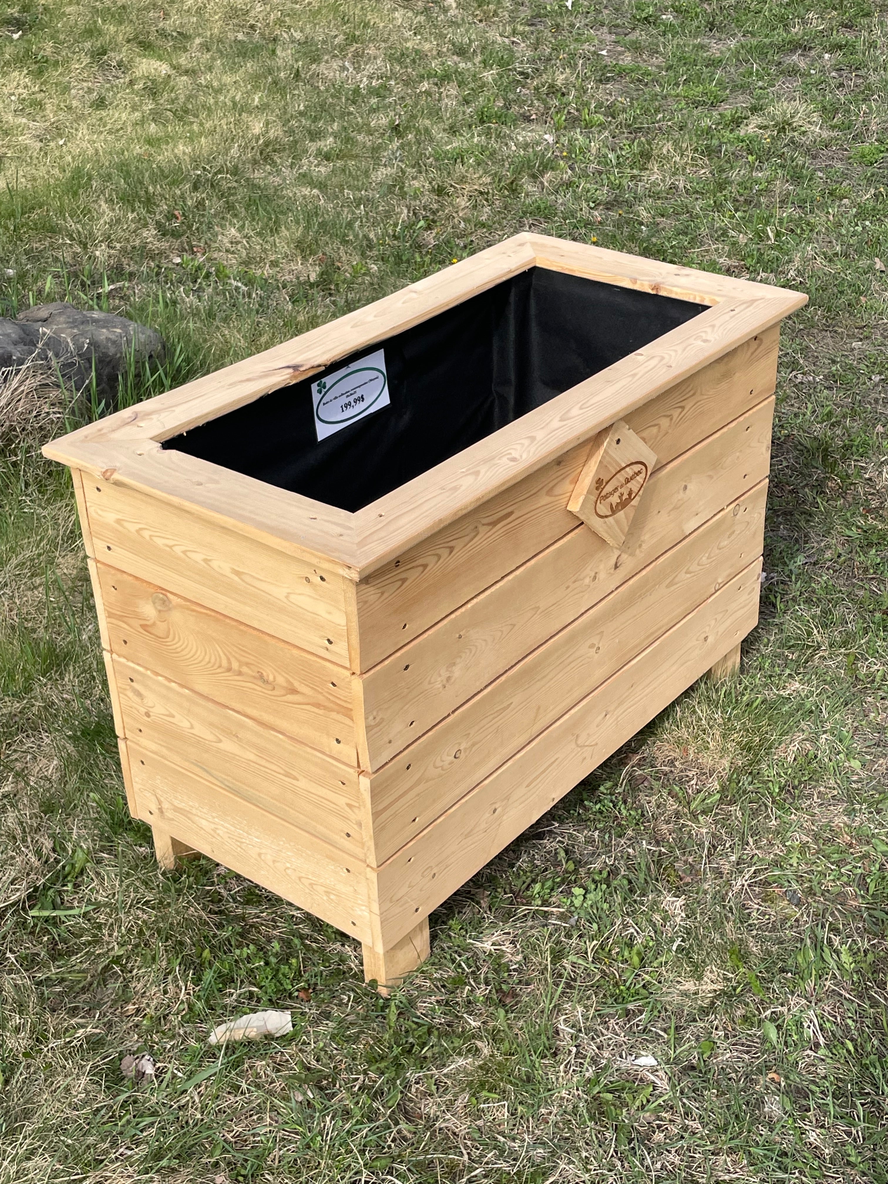 Bac à jardin de ville collection bloc (moyen)