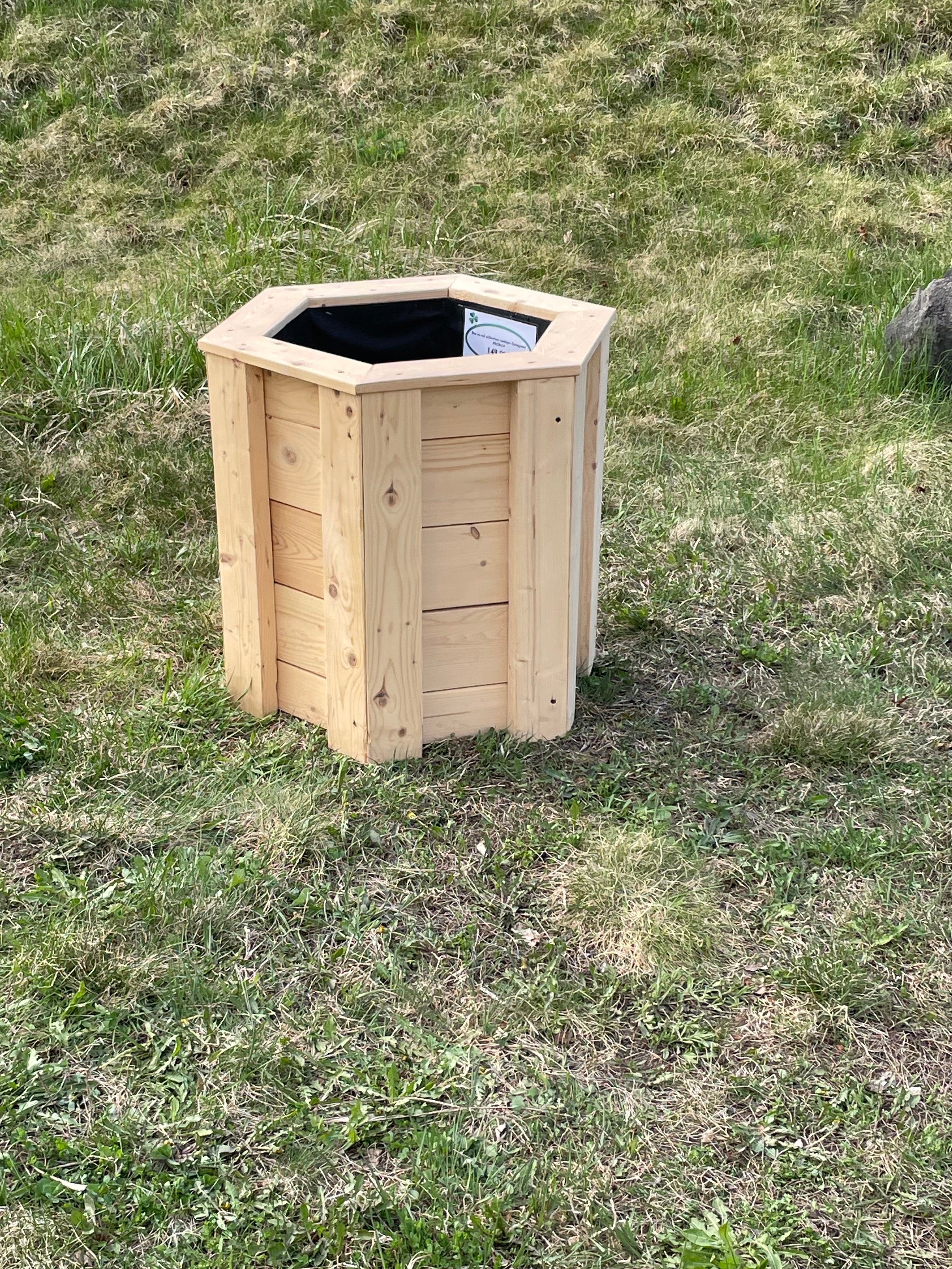 Bac au sol collection rustique (hexagone)