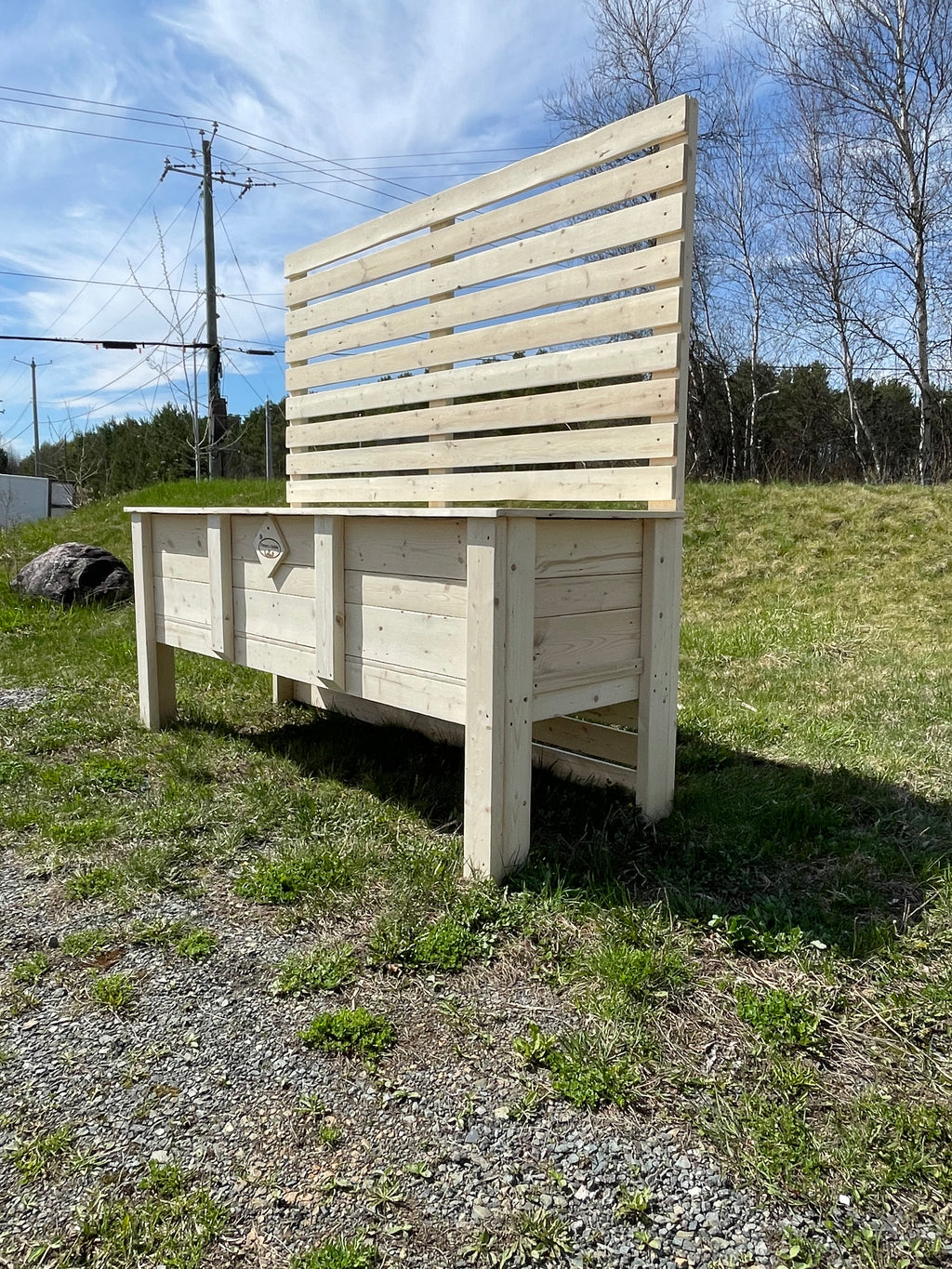 Bac à jardin collection rustique intimité (grand)