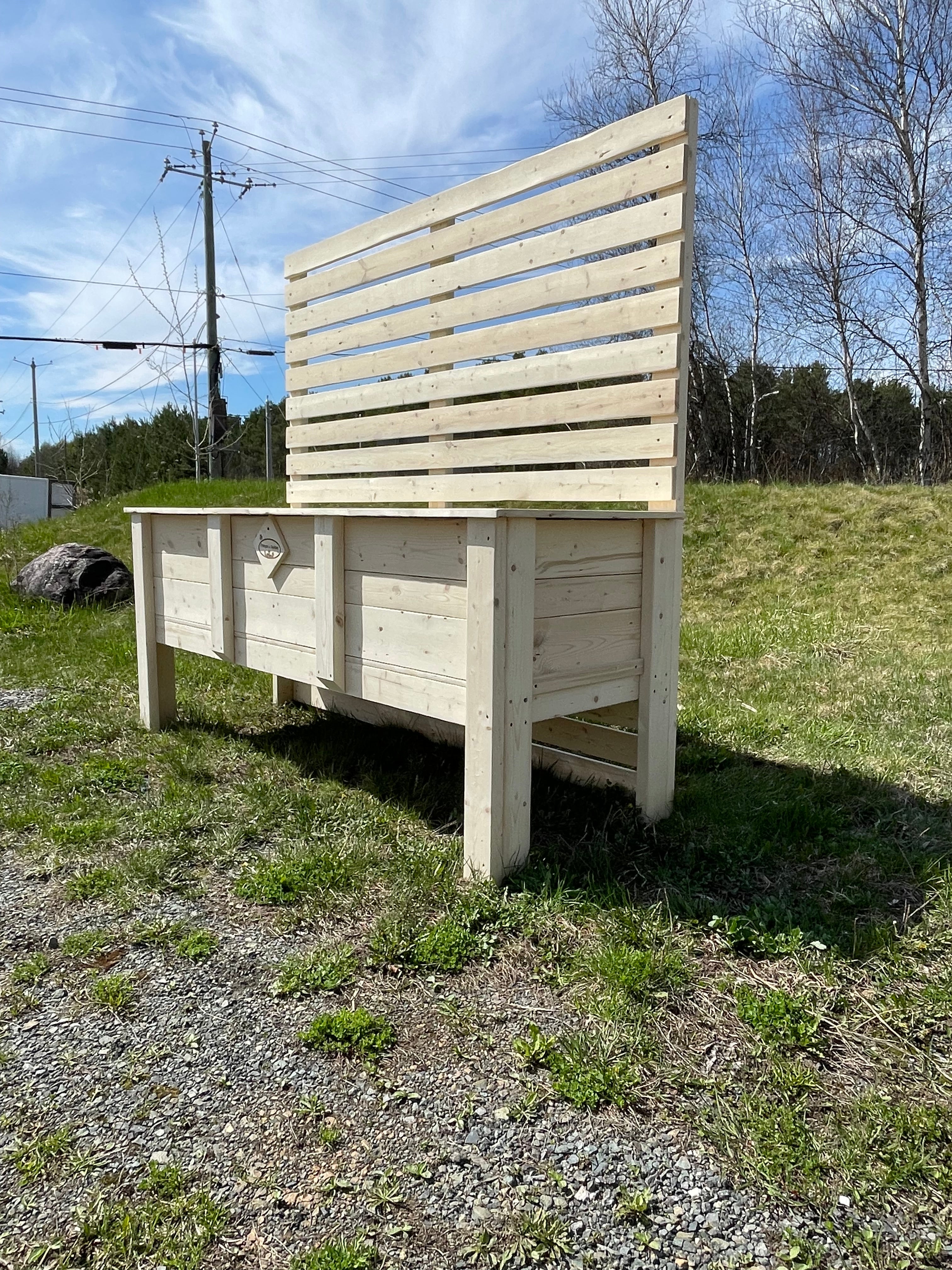 Bac à jardin collection rustique intimité (grand)