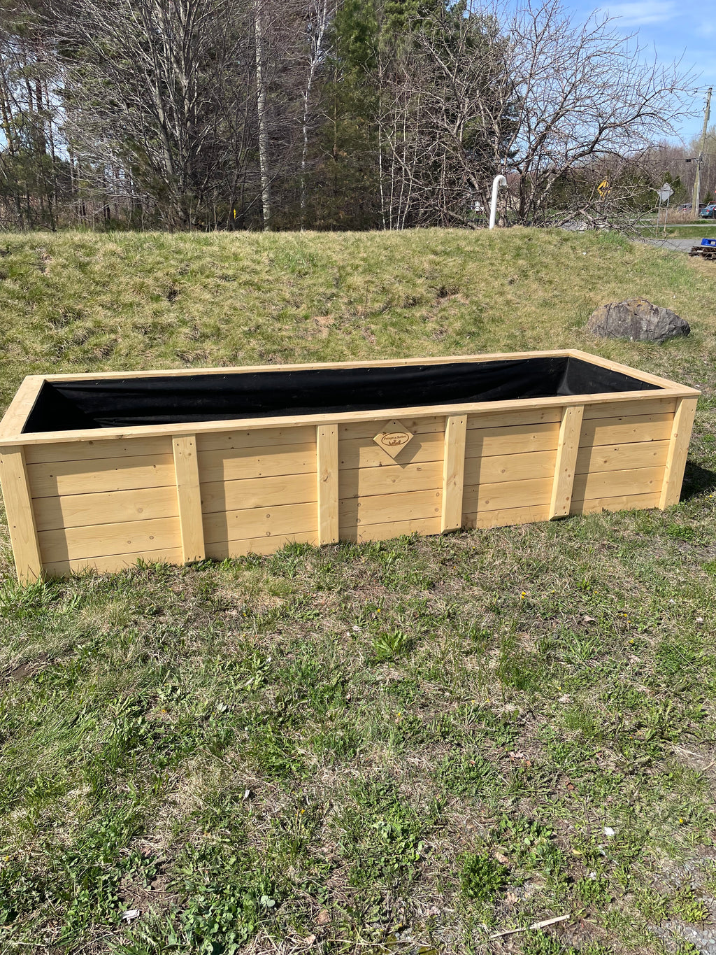 Bac au sol collection rustique (énorme large)