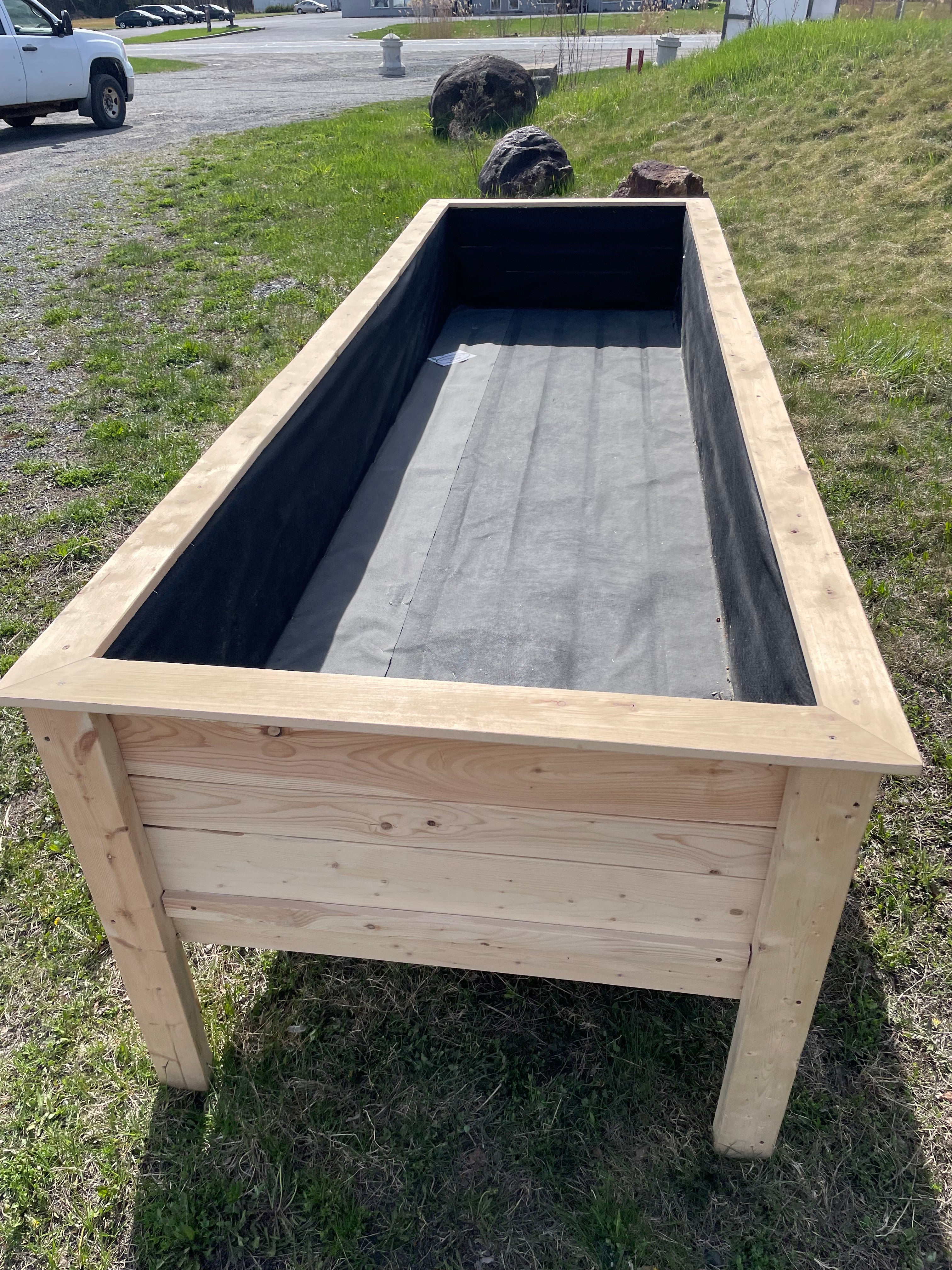 Bac à jardin collection rustique (large énorme)