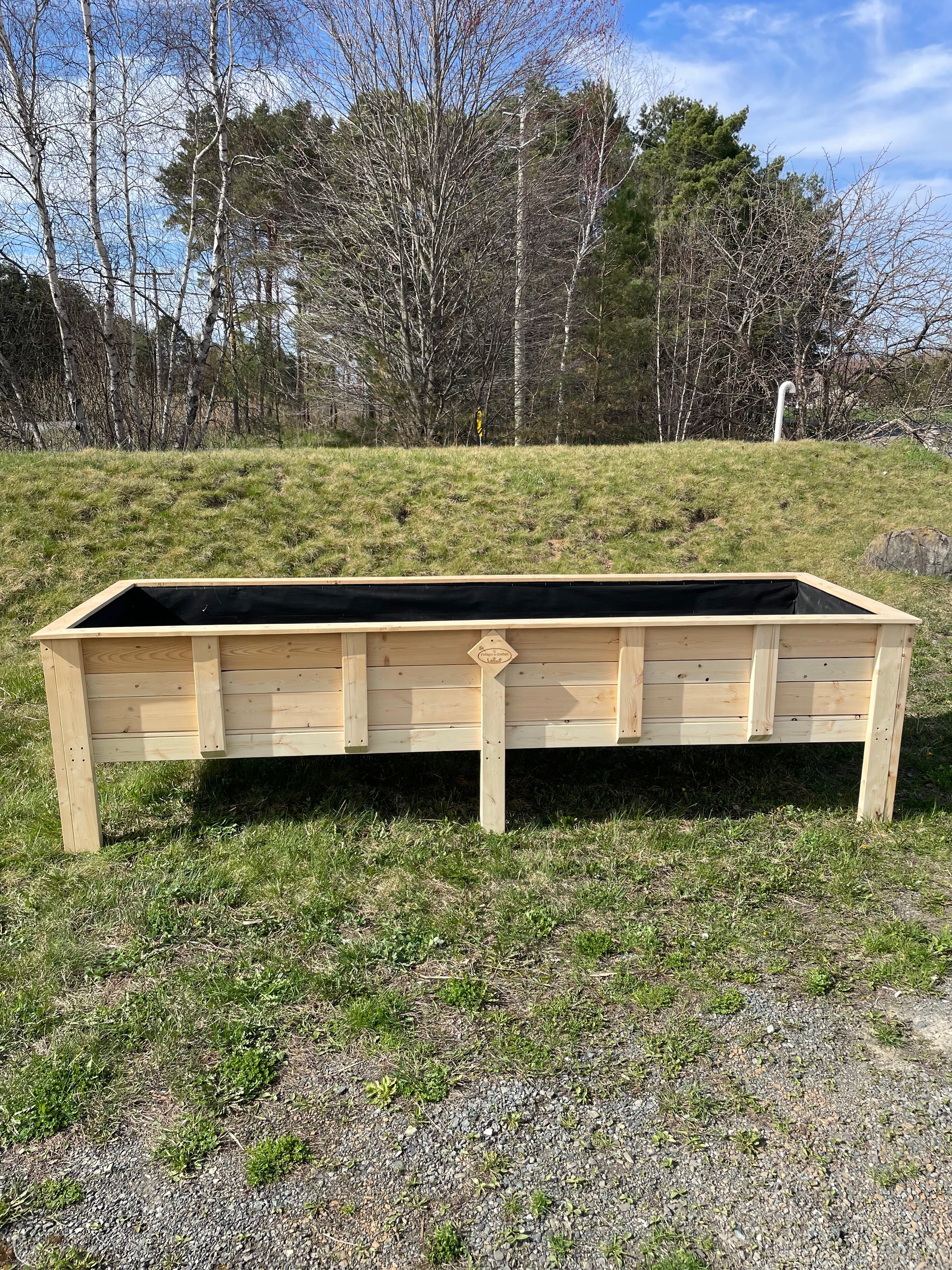 Bac à jardin collection rustique (large énorme)