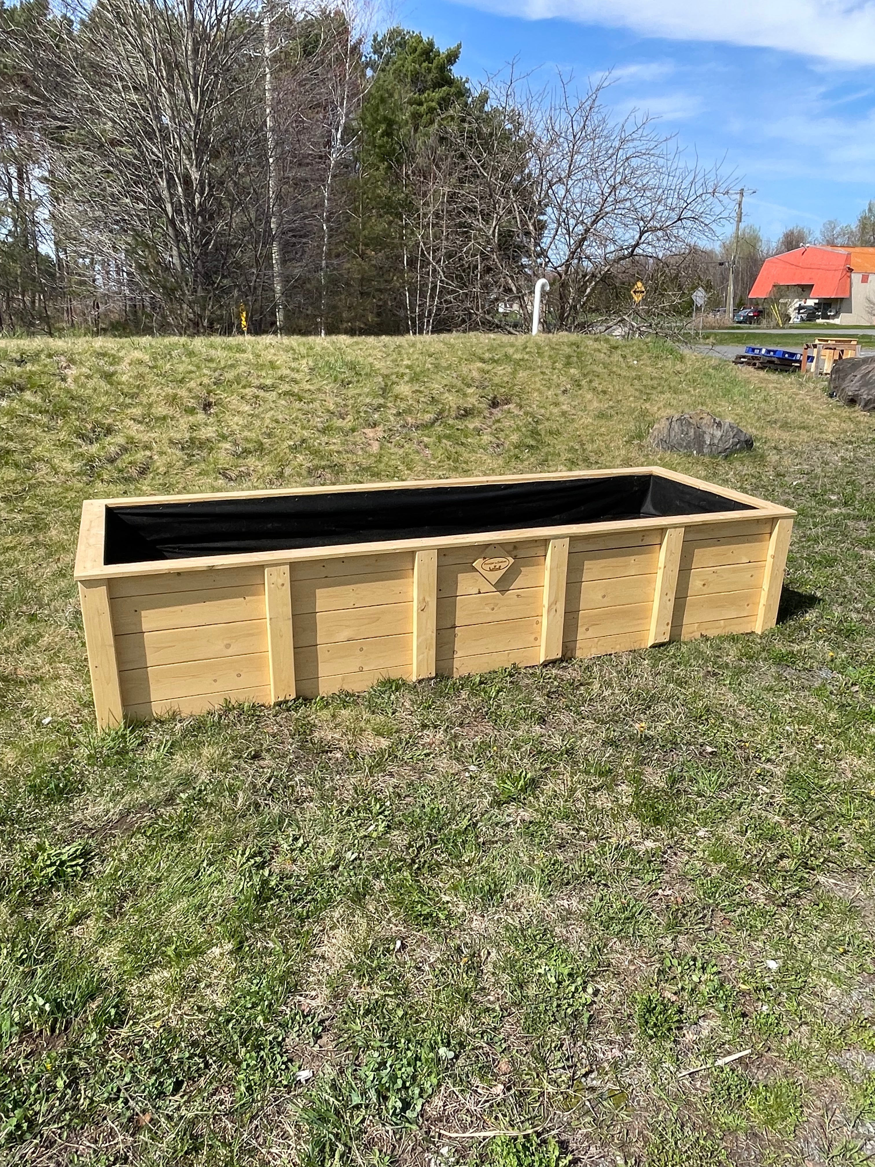 Bac au sol collection rustique (énorme large)