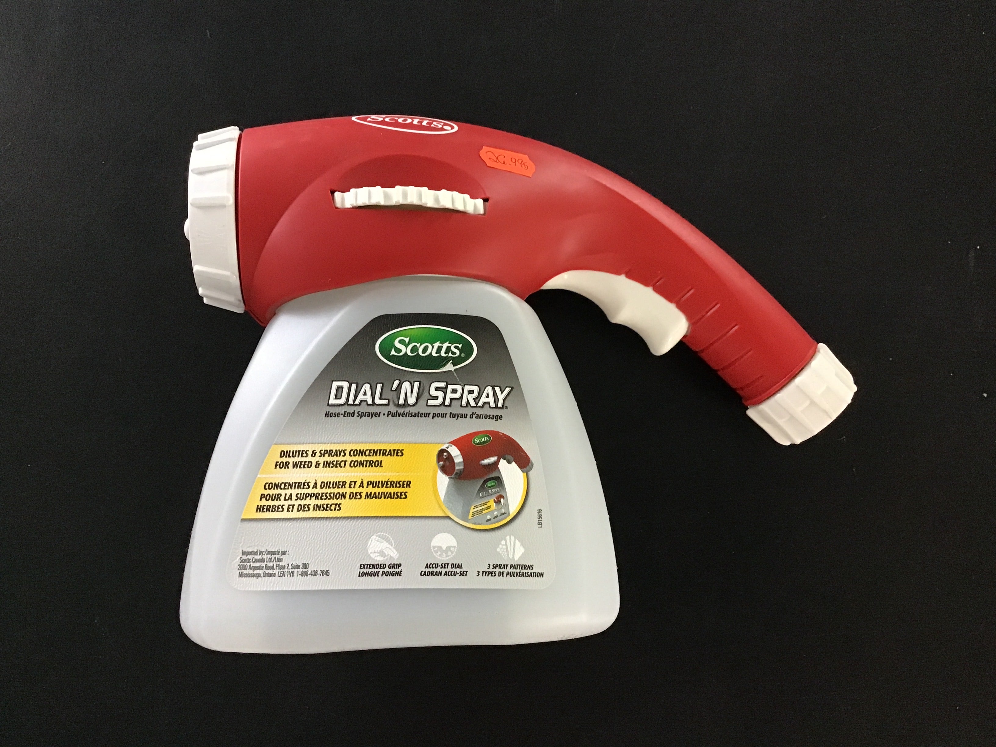 Pulvérisateur pour tuyau d’arrosage