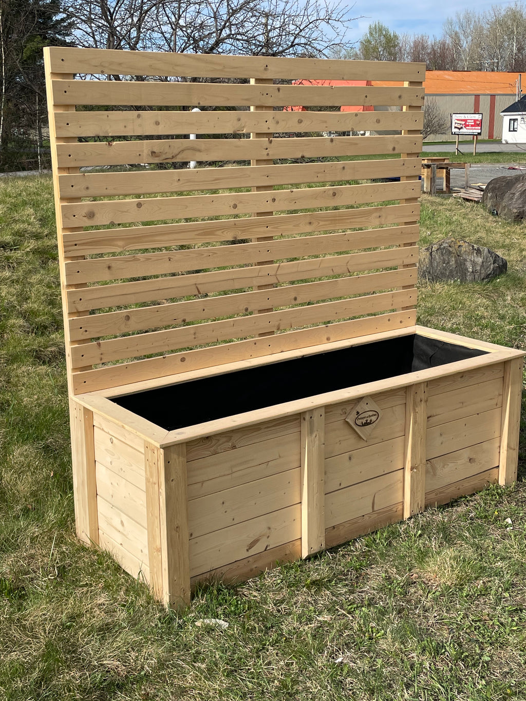 Bac au sol collection rustique intimité (grand)