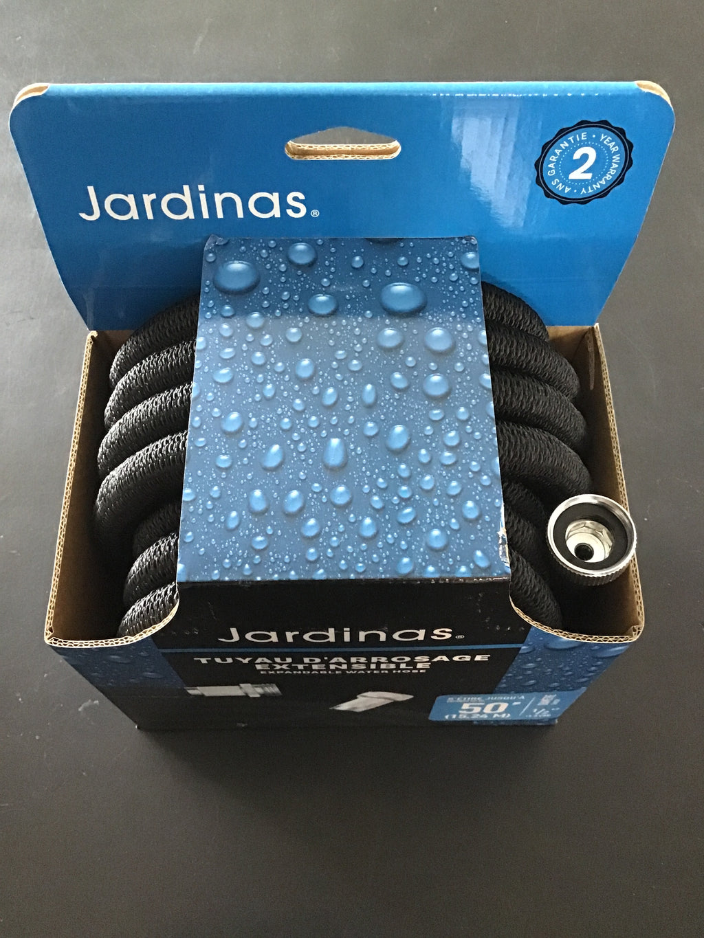 Tuyau d’arrosage extensible 50'