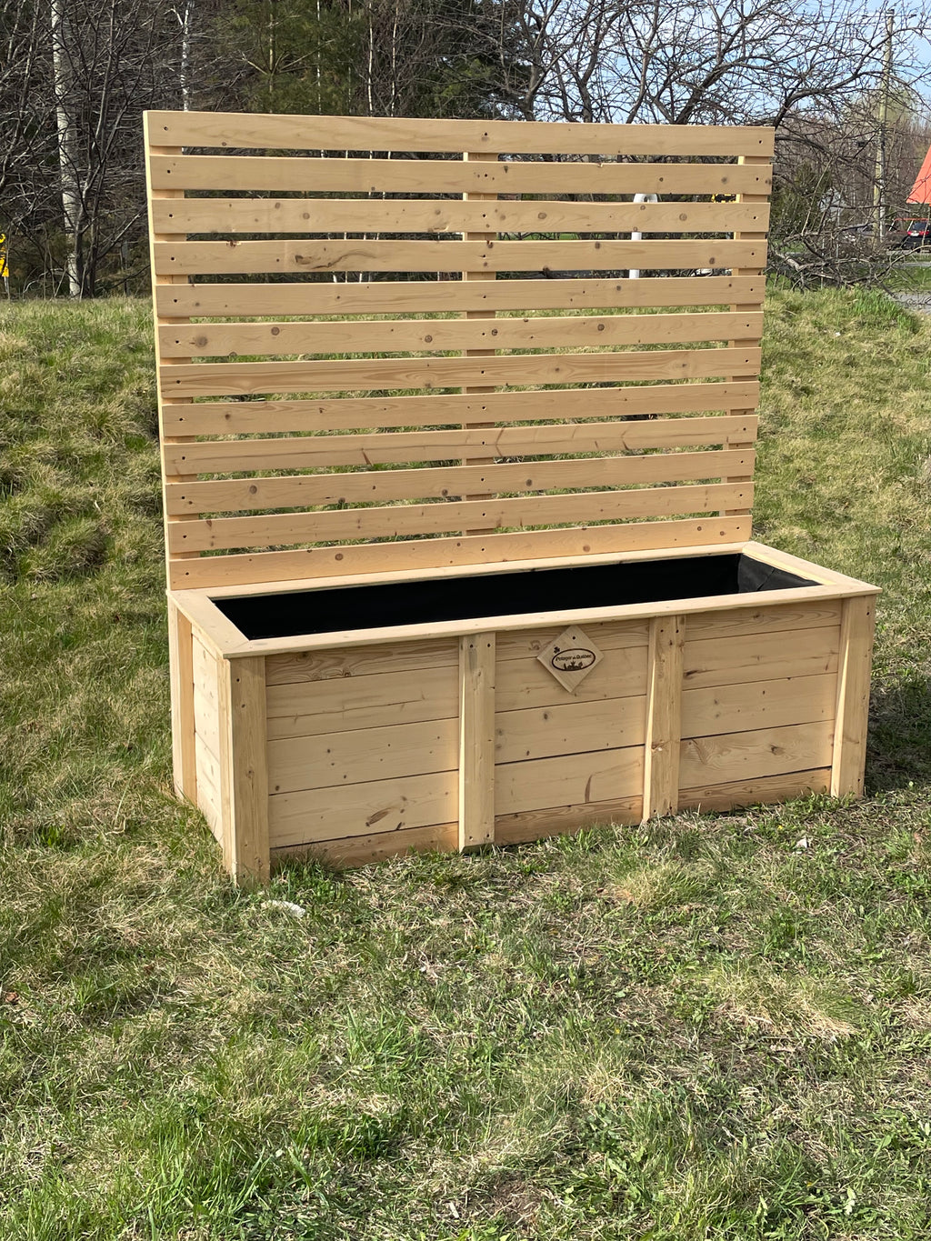 Bac au sol collection rustique intimité (grand)