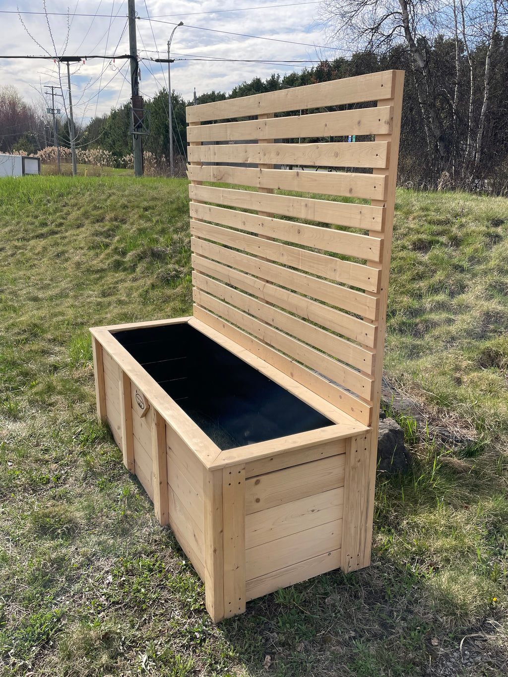 Bac au sol collection rustique intimité (grand)