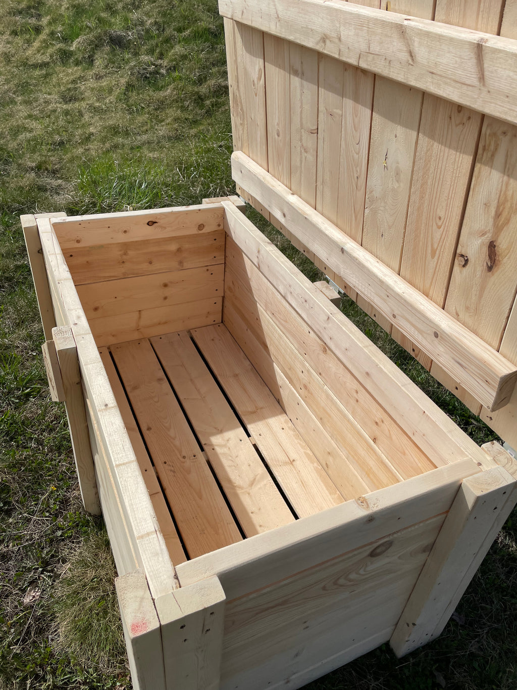 Banc / Bac de rangement collection rustique (standard)