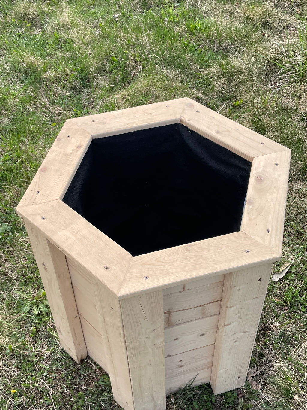 Bac au sol collection rustique (hexagone)