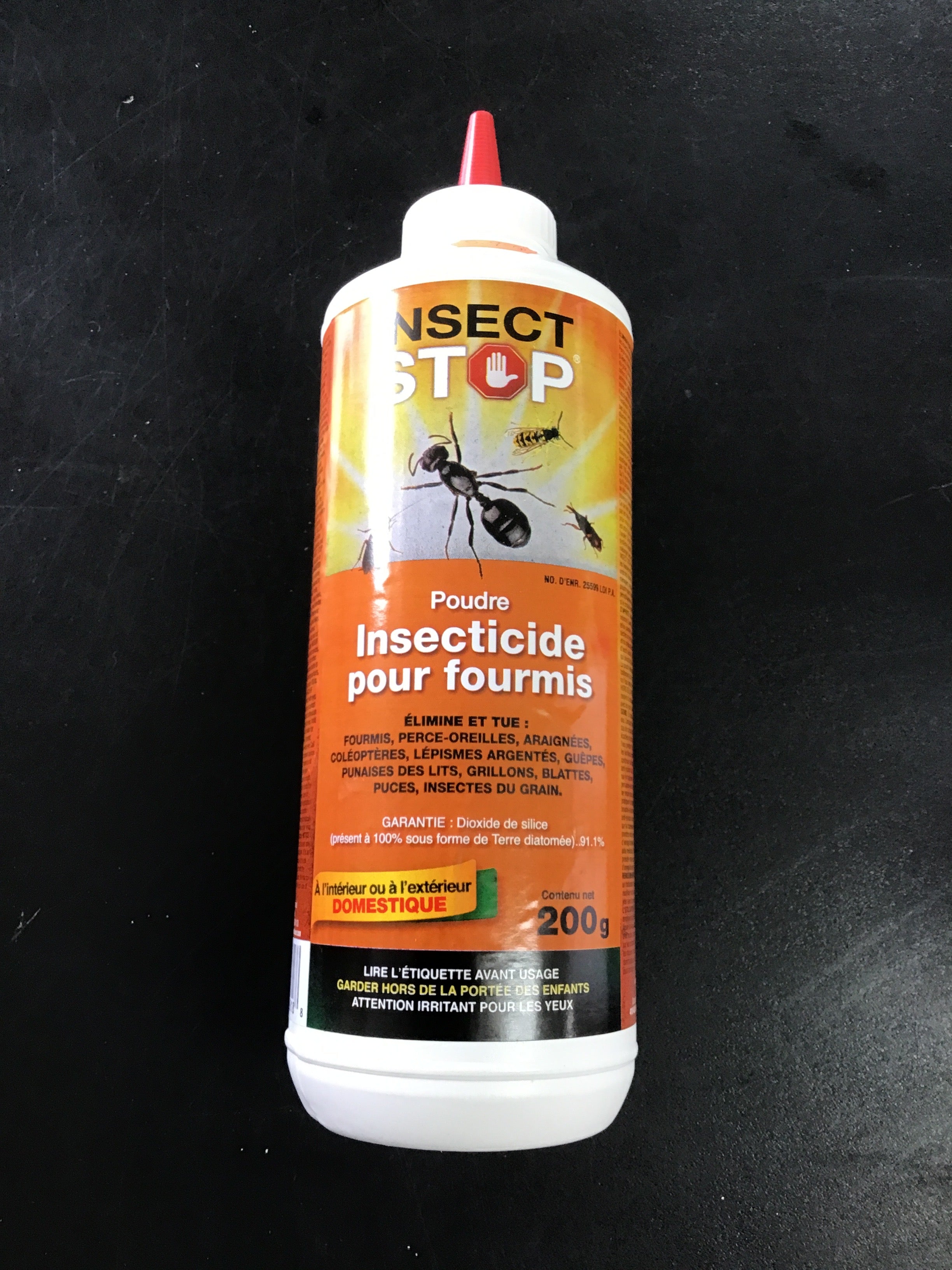 Poudre insecticide pour fourmis
