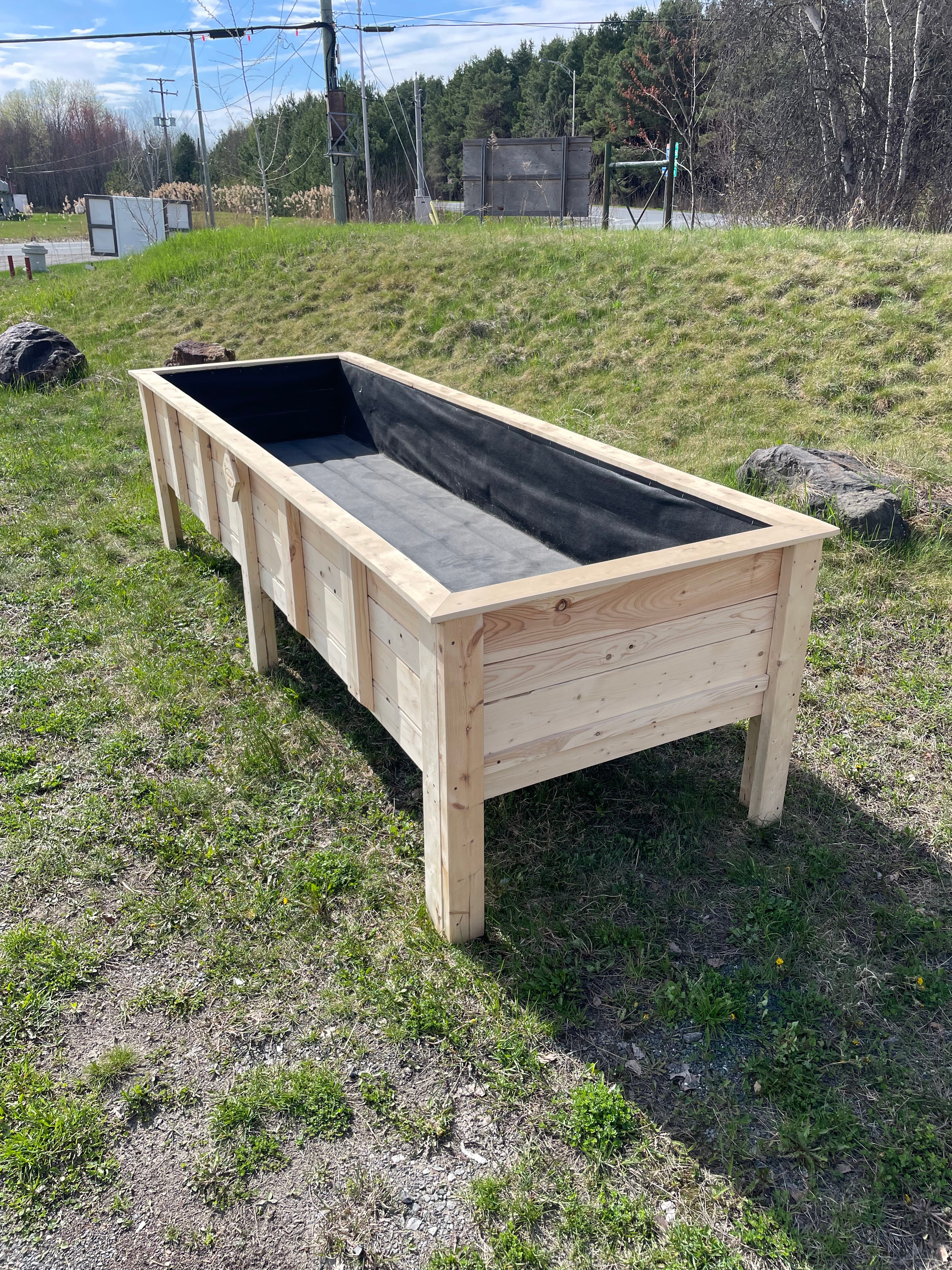 Bac à jardin collection rustique (large énorme)