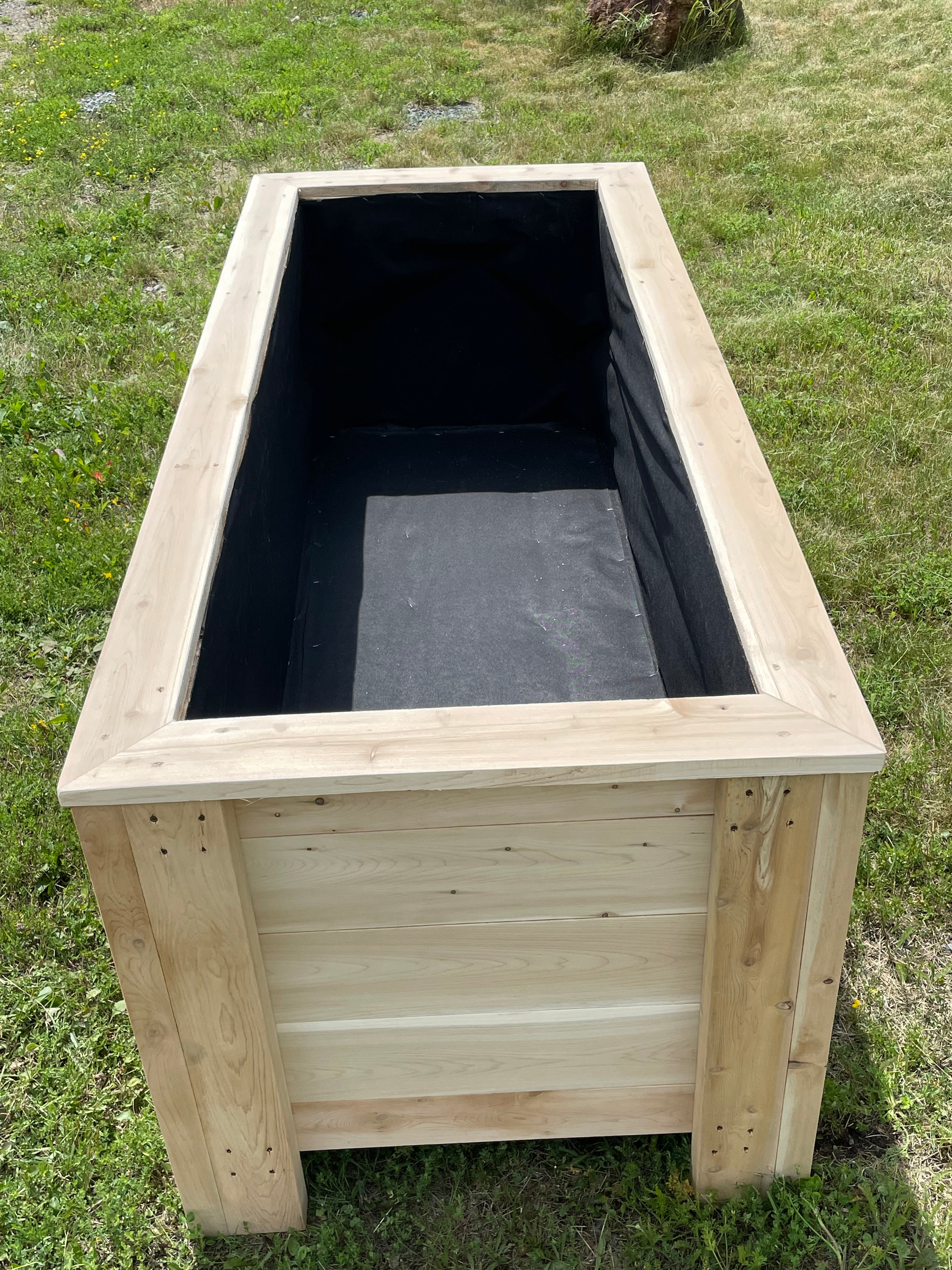 Bac au sol avec patte collection rustique (grand)