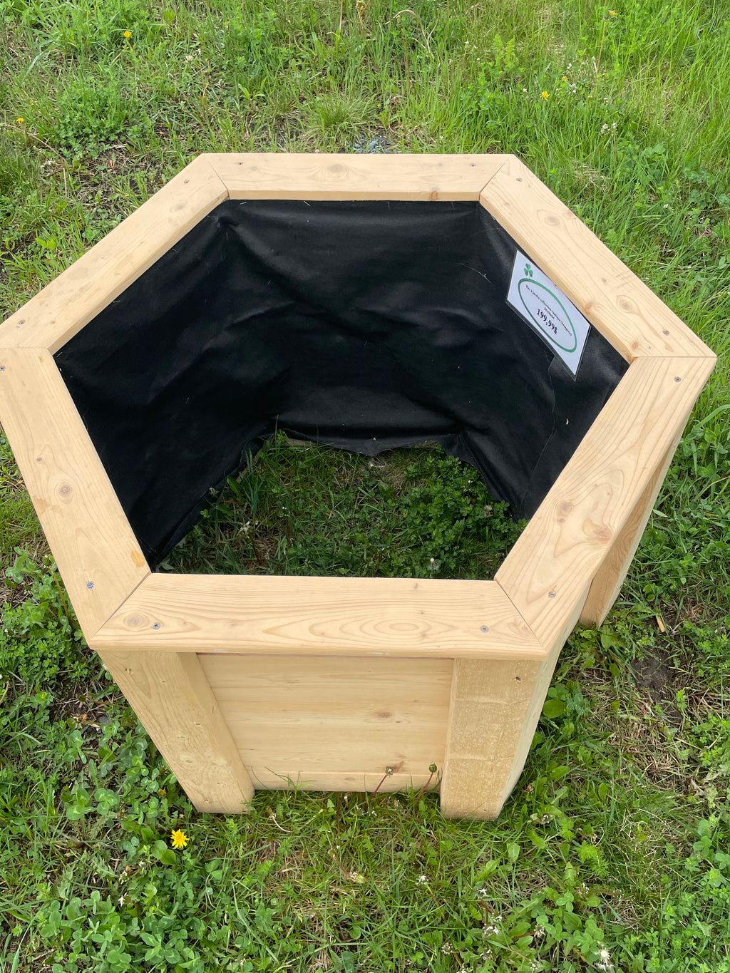 Bac au sol collection rustique (hexagone grand)