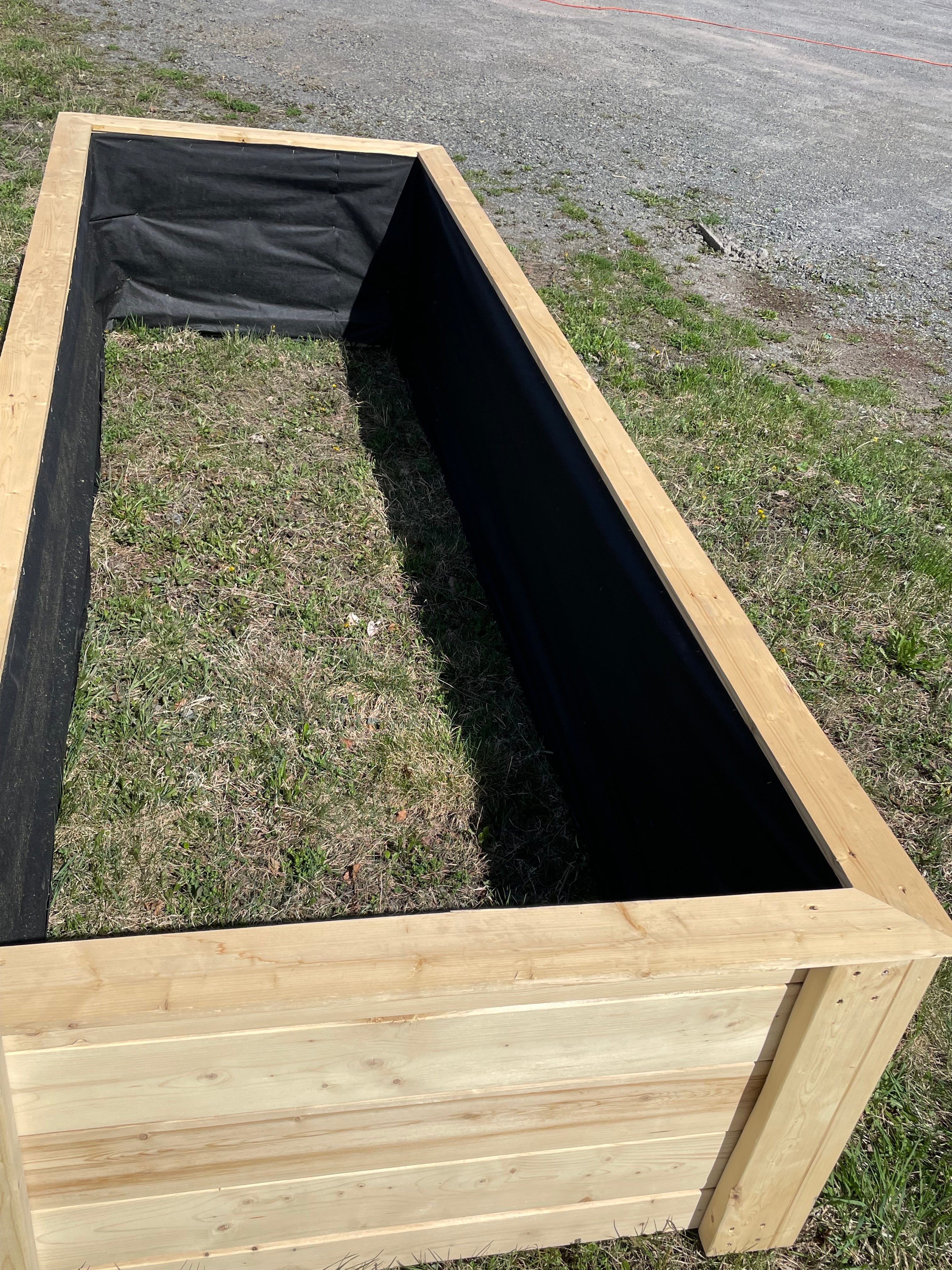 Bac au sol collection rustique (énorme large)