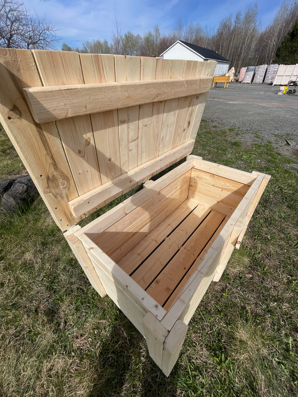 Banc / Bac de rangement collection rustique (standard)