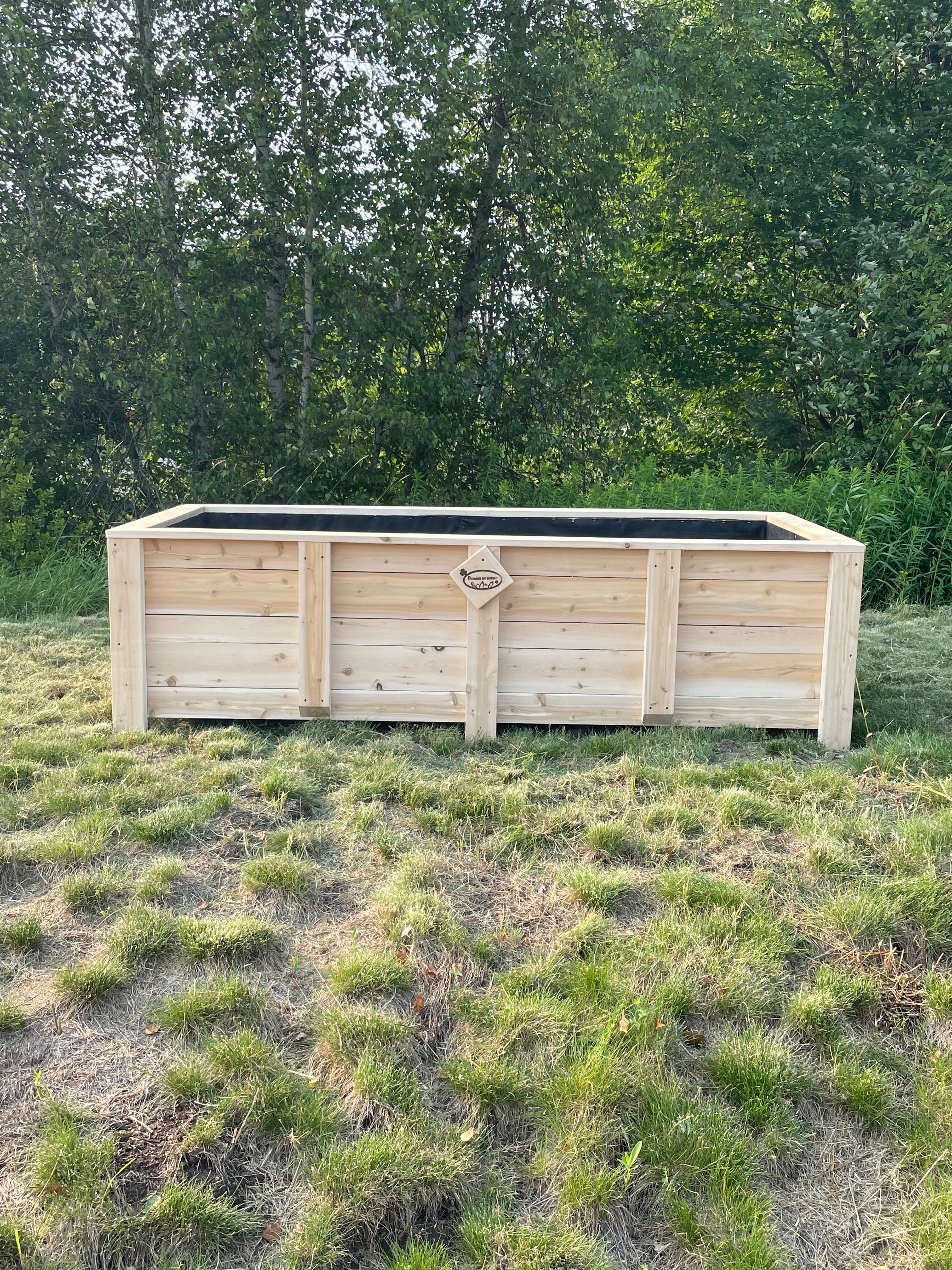 Bac au sol avec patte collection rustique (très grand large)