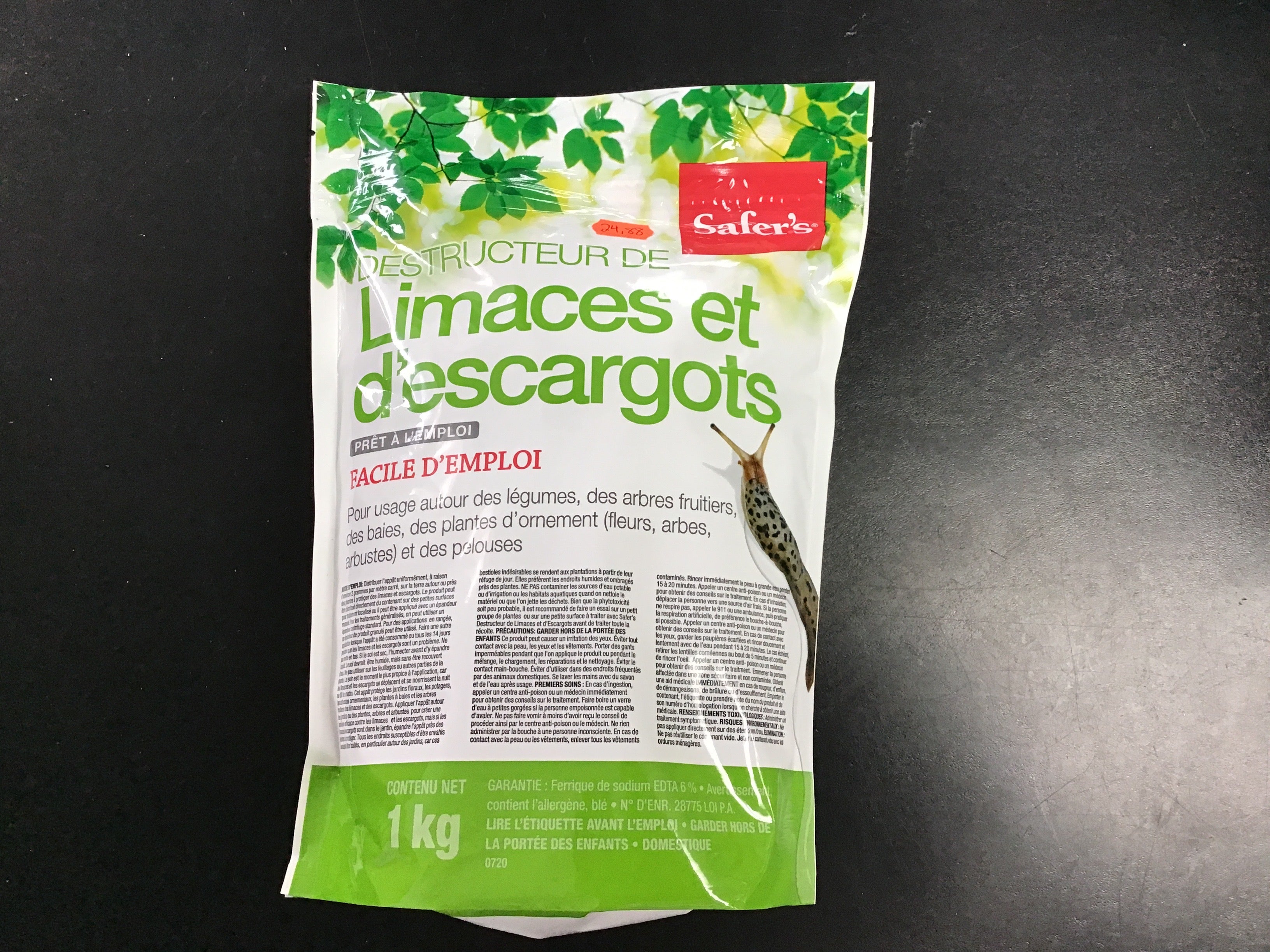 Destructeur de limaces et d’escargots