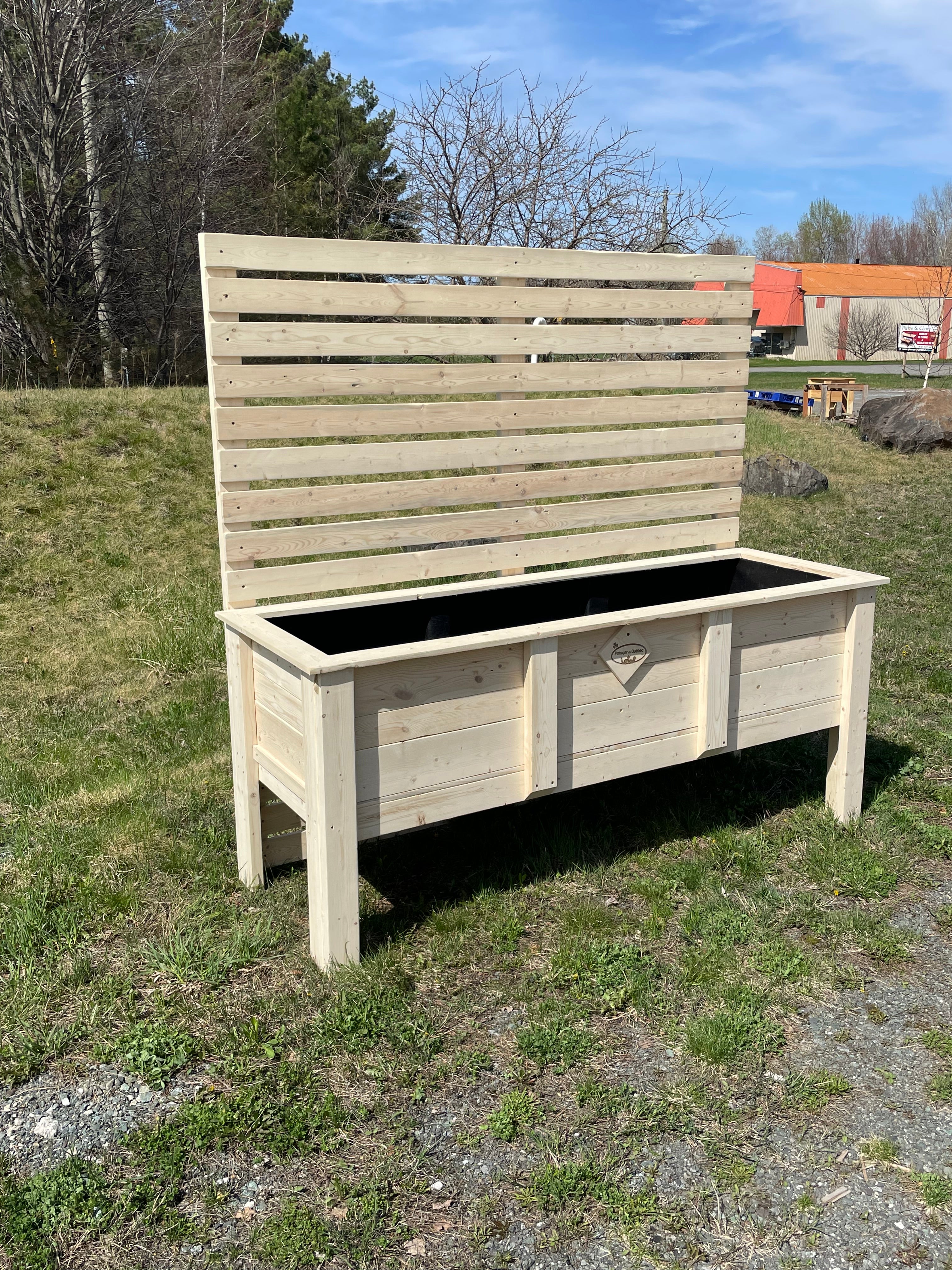 Bac à jardin collection rustique intimité (grand)