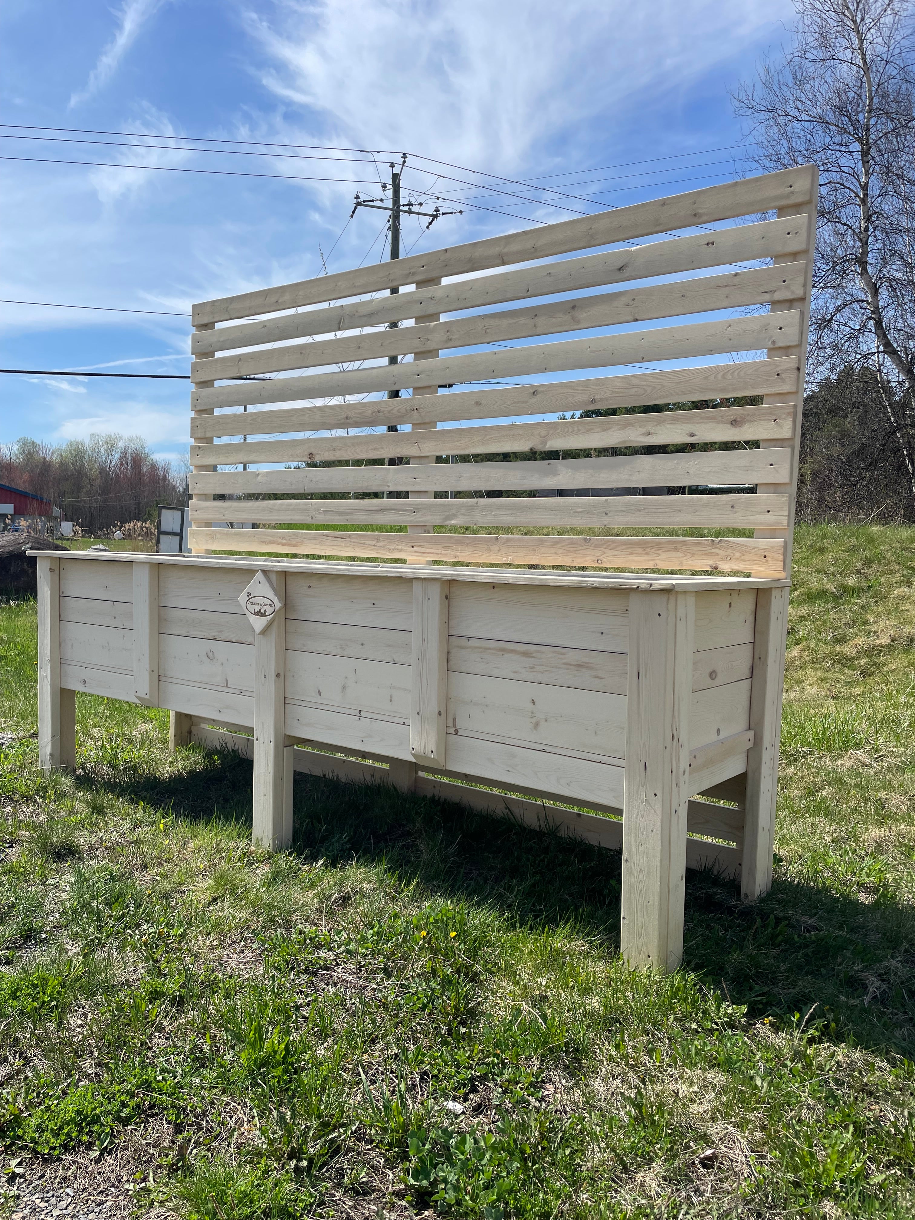 Bac à jardin collection rustique intimité (très grand)