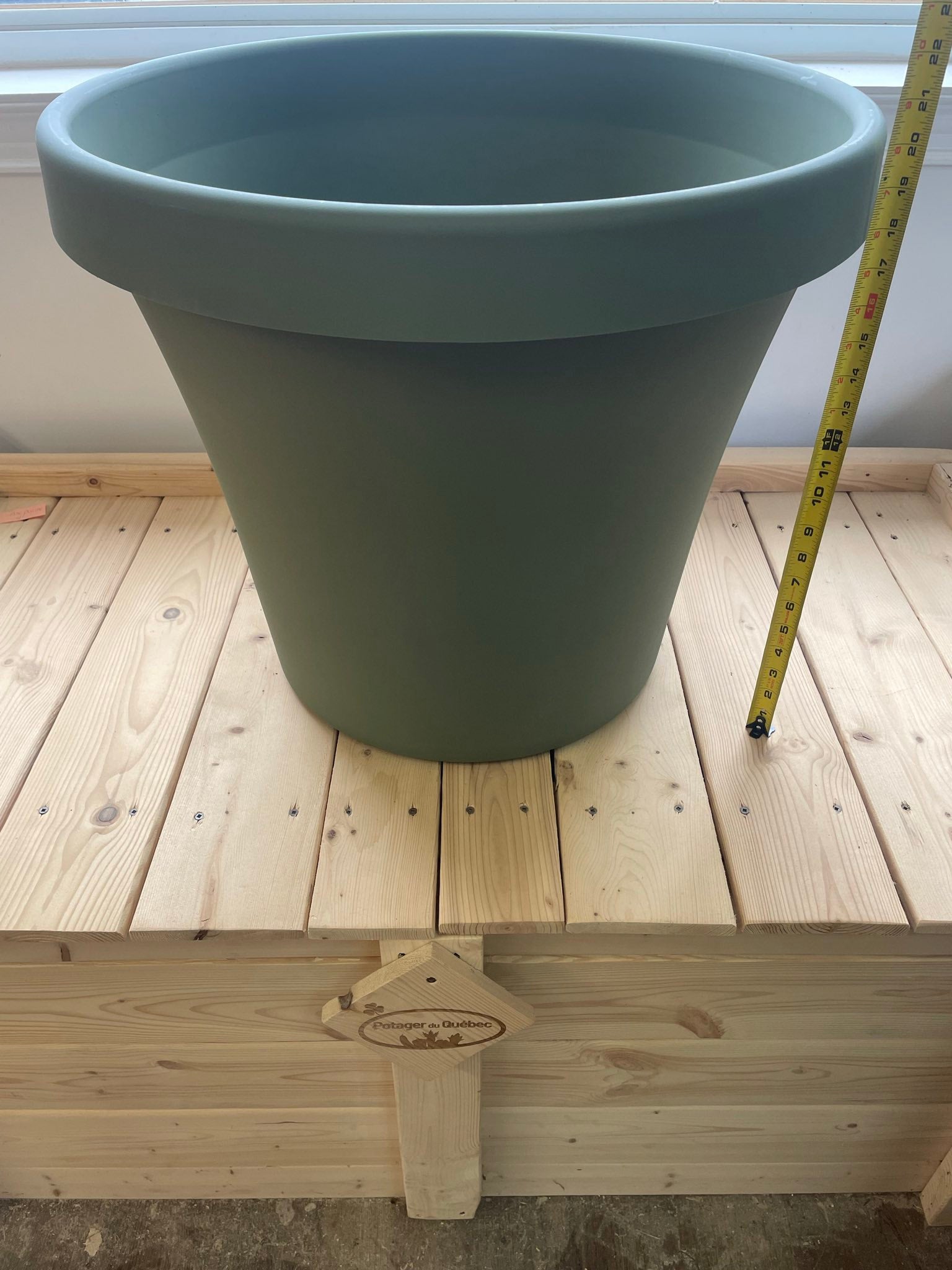 Grand pot à fleur  Living Green 24" TerraPot