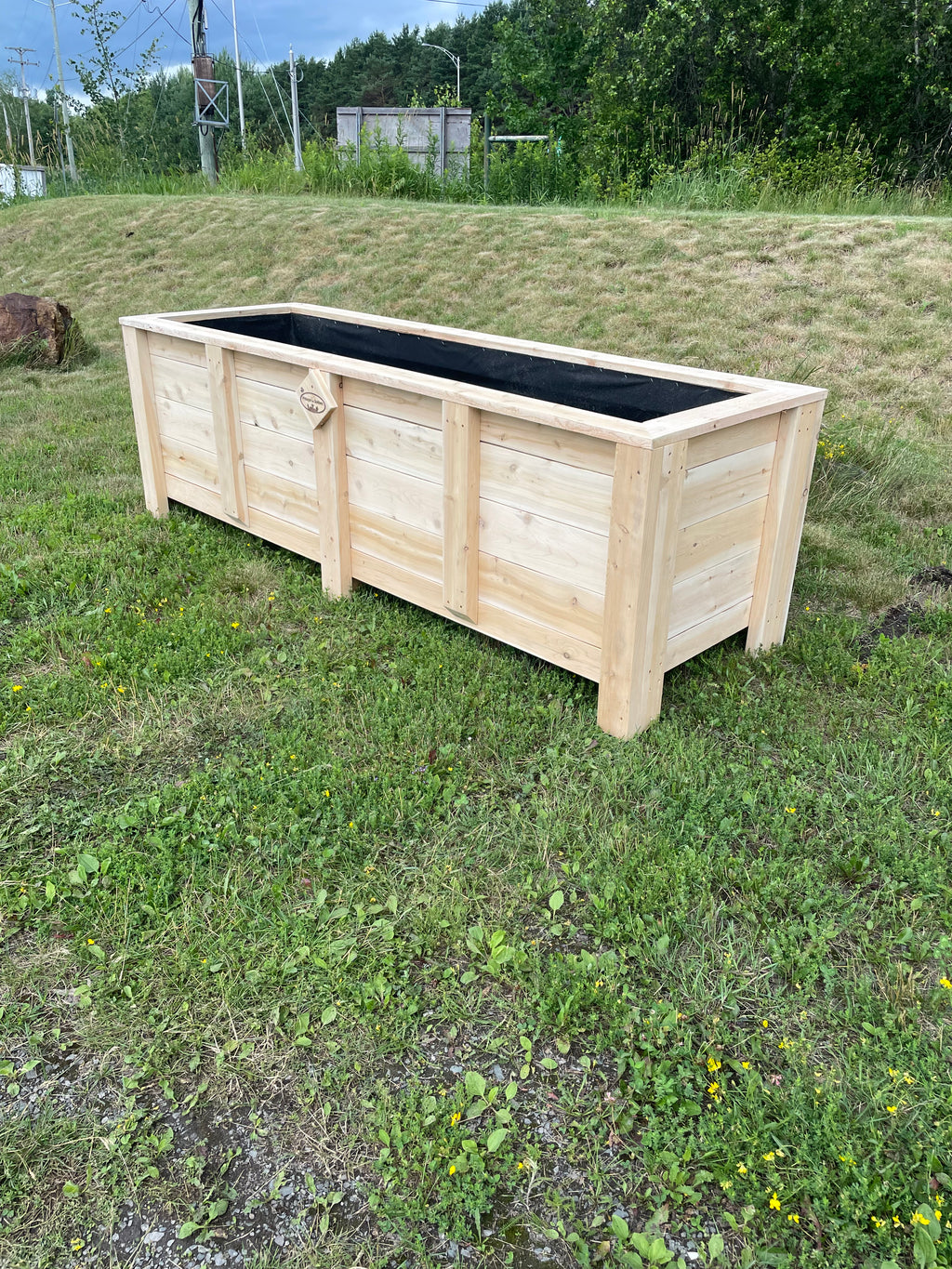 Bac au sol avec patte collection rustique (très grand)