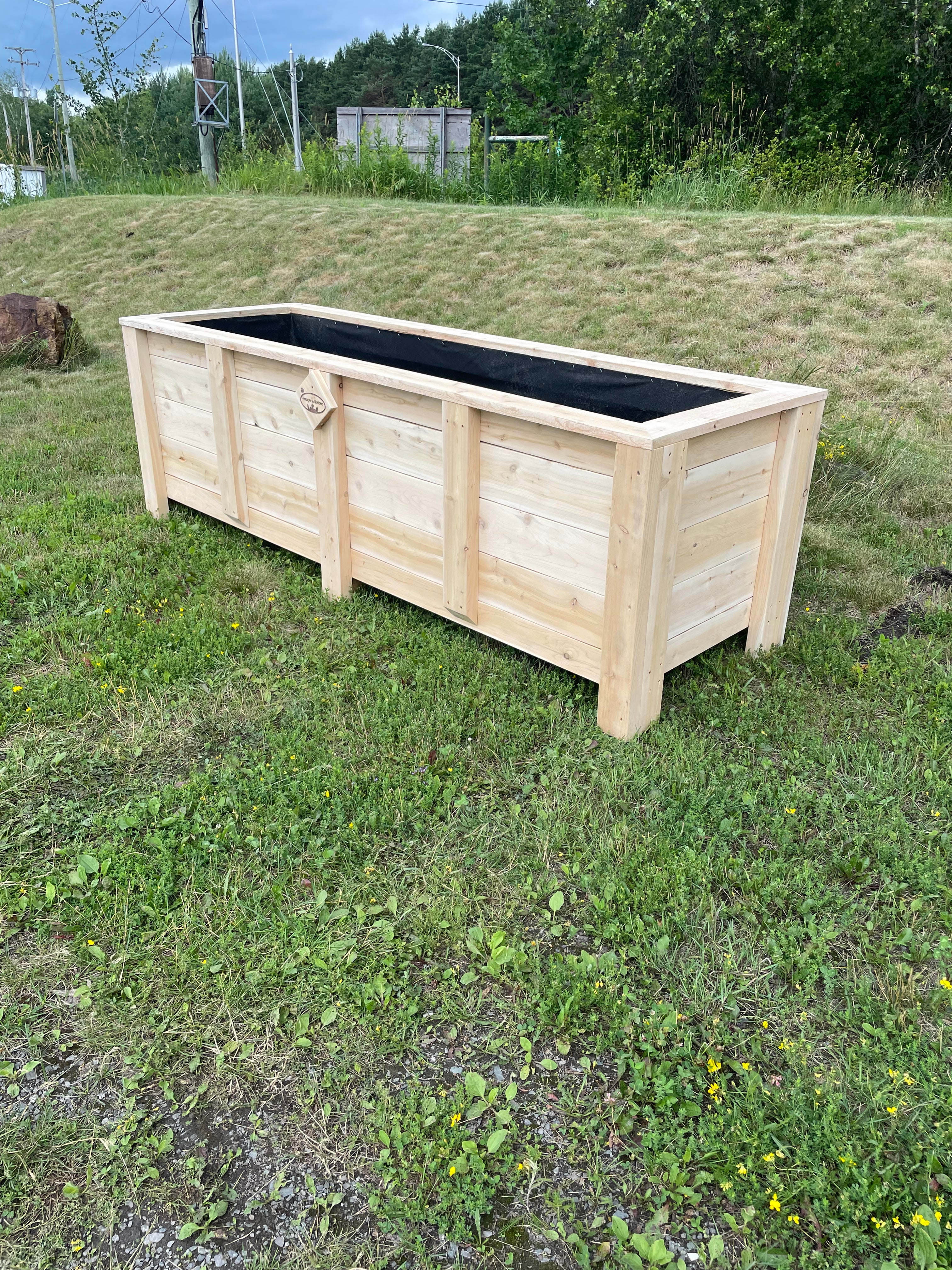 Bac au sol avec patte collection rustique (très grand)