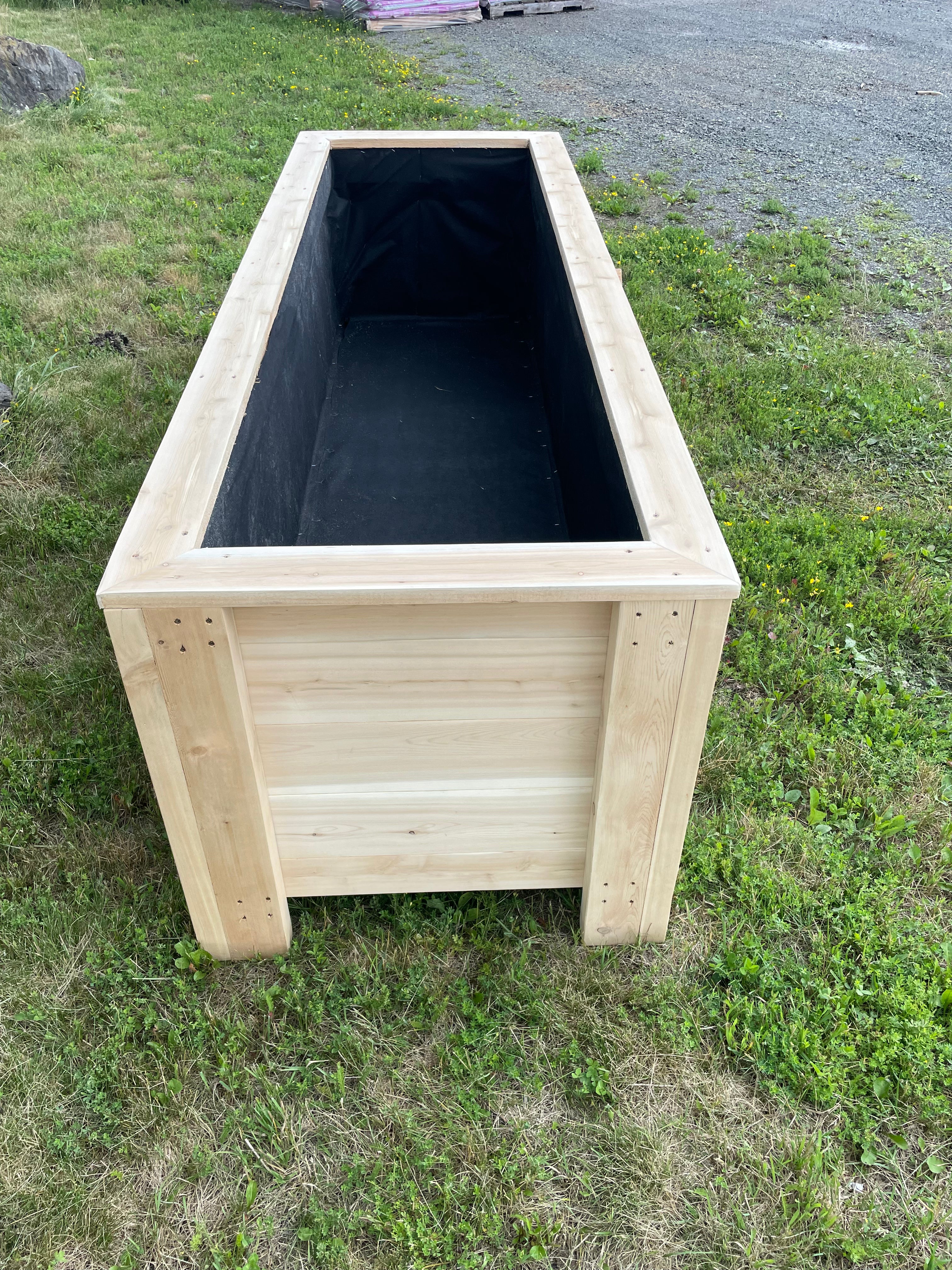 Bac au sol avec patte collection rustique (très grand)