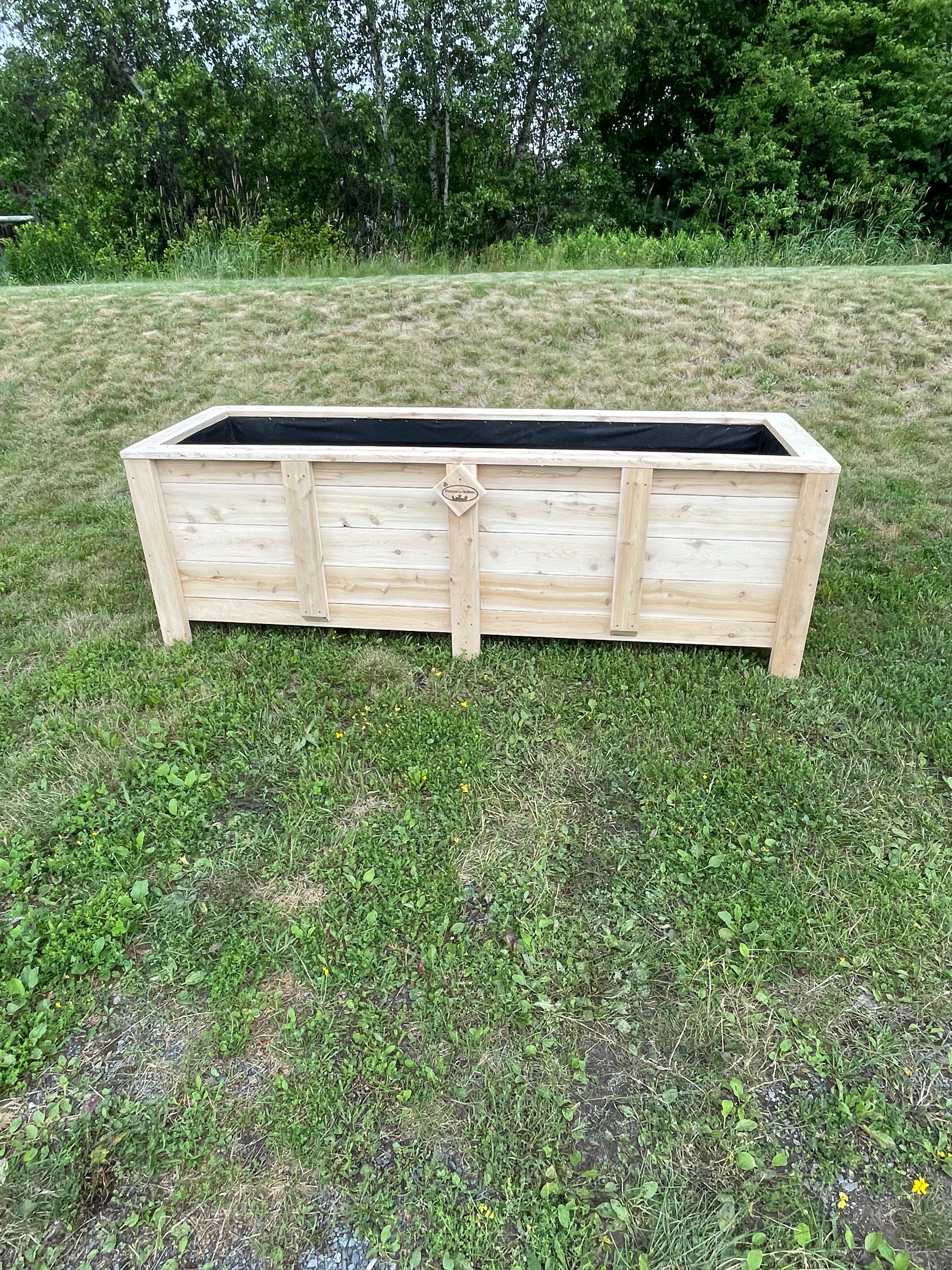 Bac au sol avec patte collection rustique (très grand)