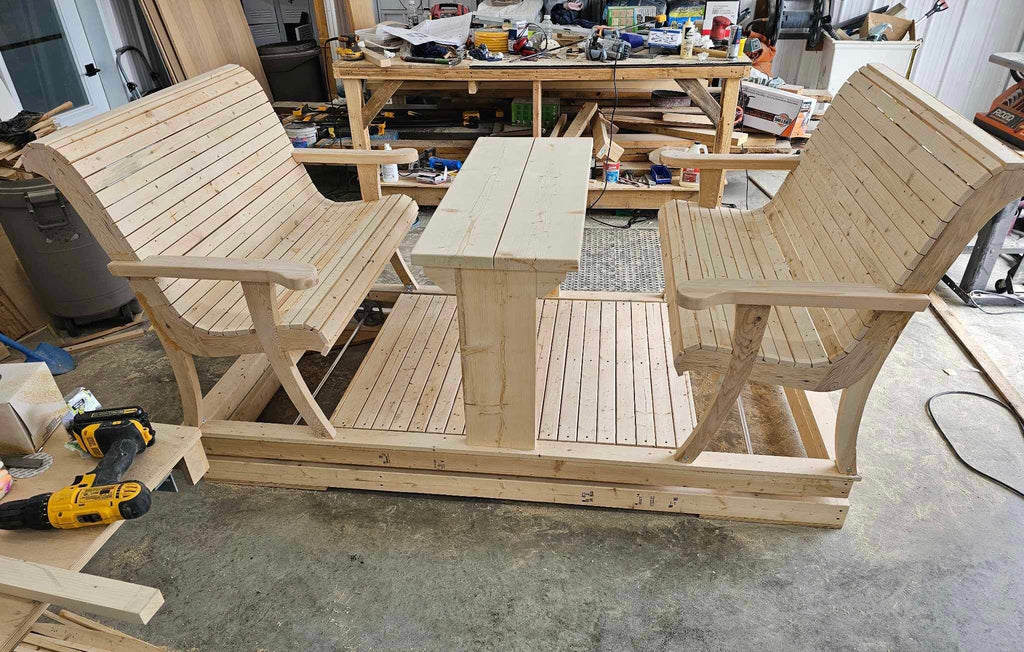 Balançoire de jardin extérieur