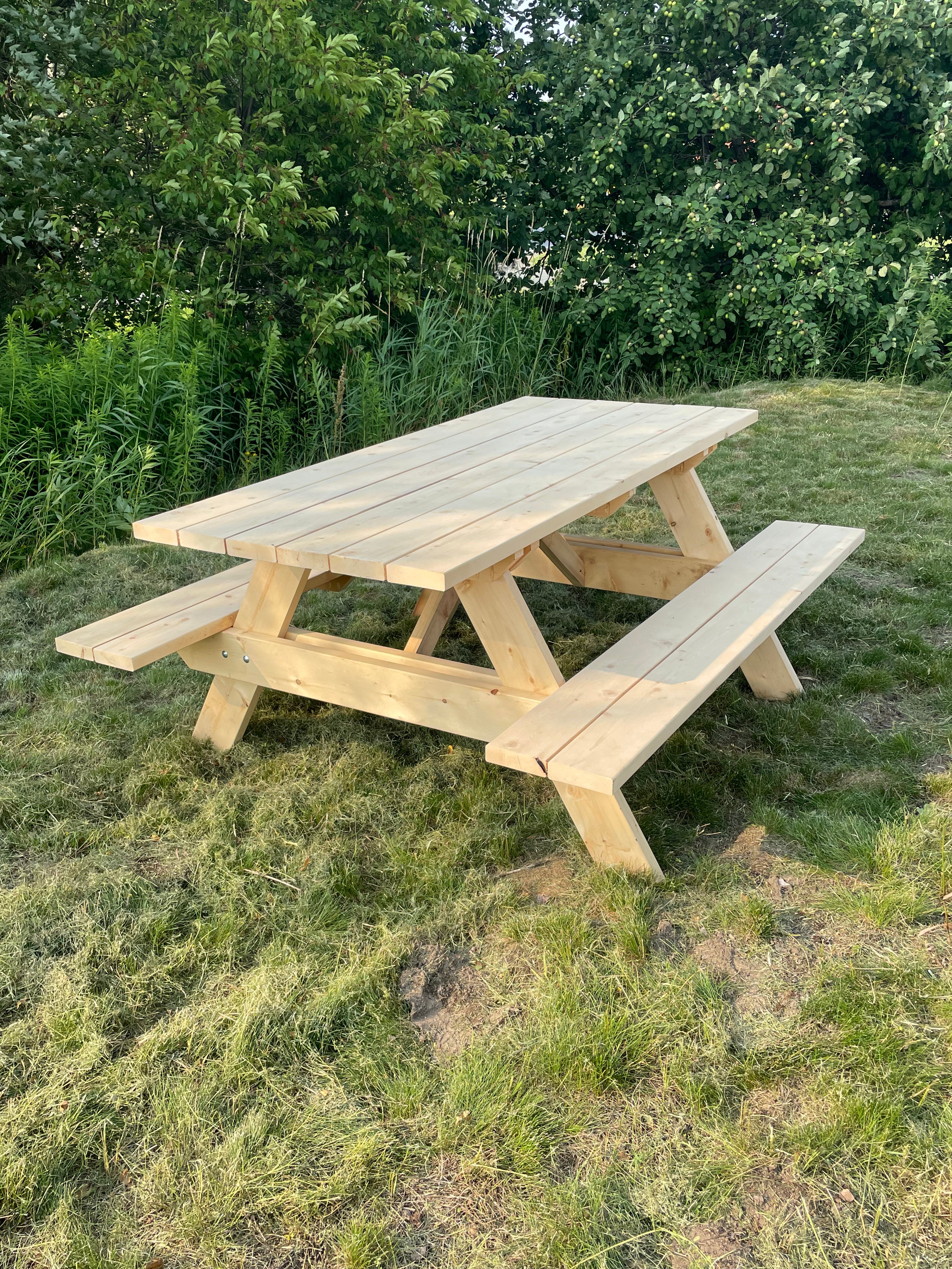 Table à pique-nique 72''
