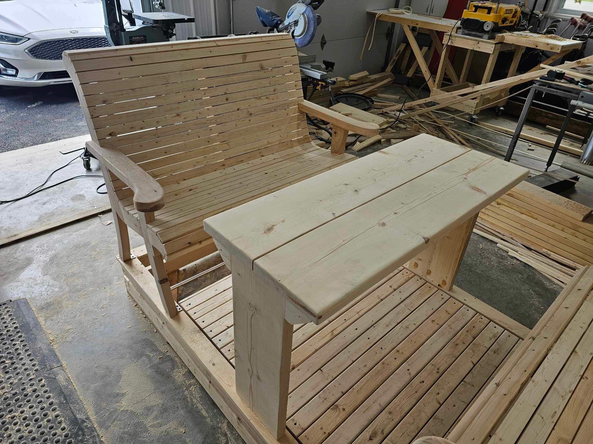 Balançoire de jardin extérieur