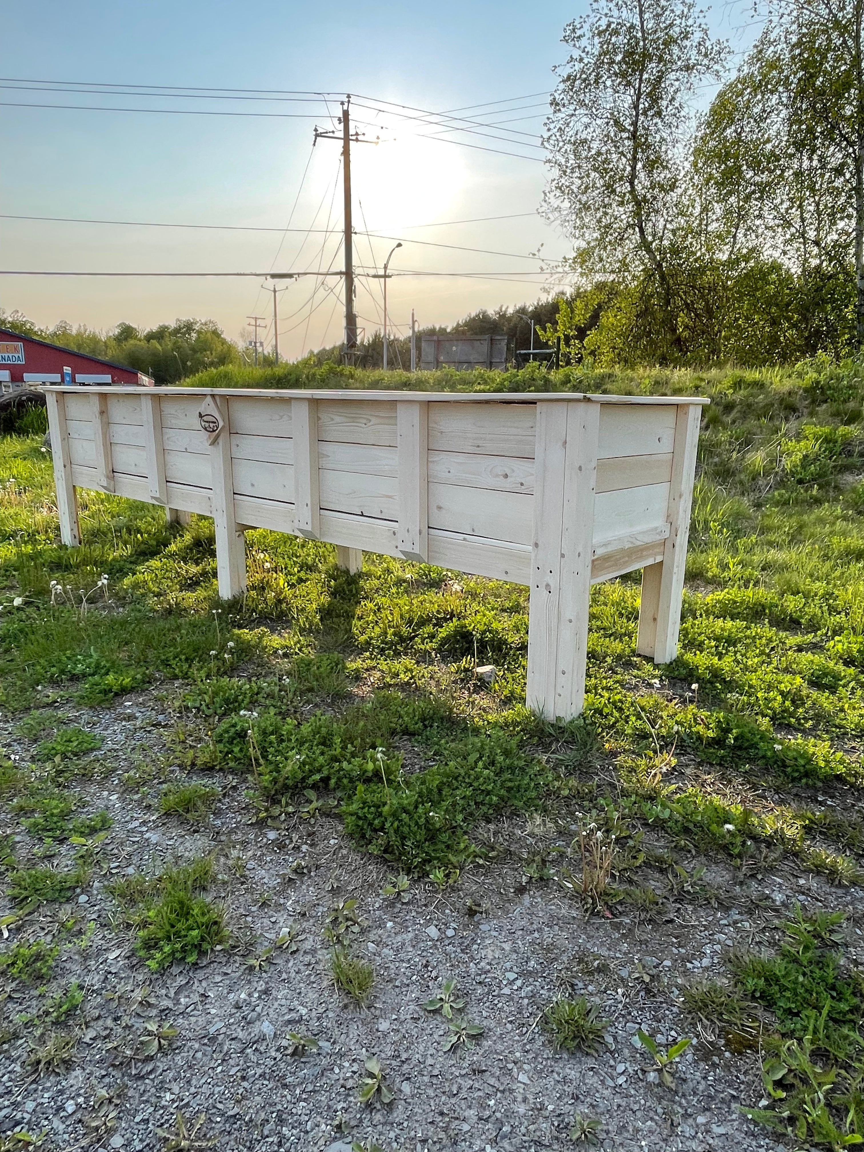 Bac à jardin collection rustique (énorme)