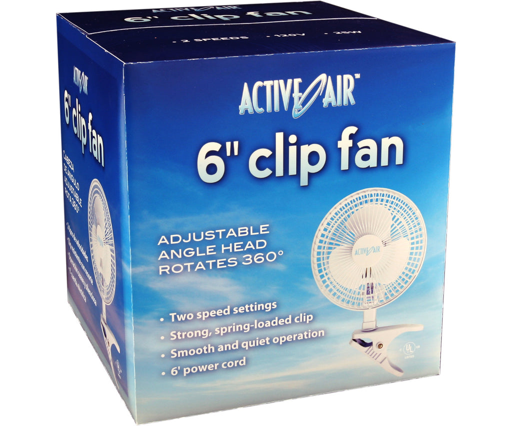 Ventilateur 6'' avec clip