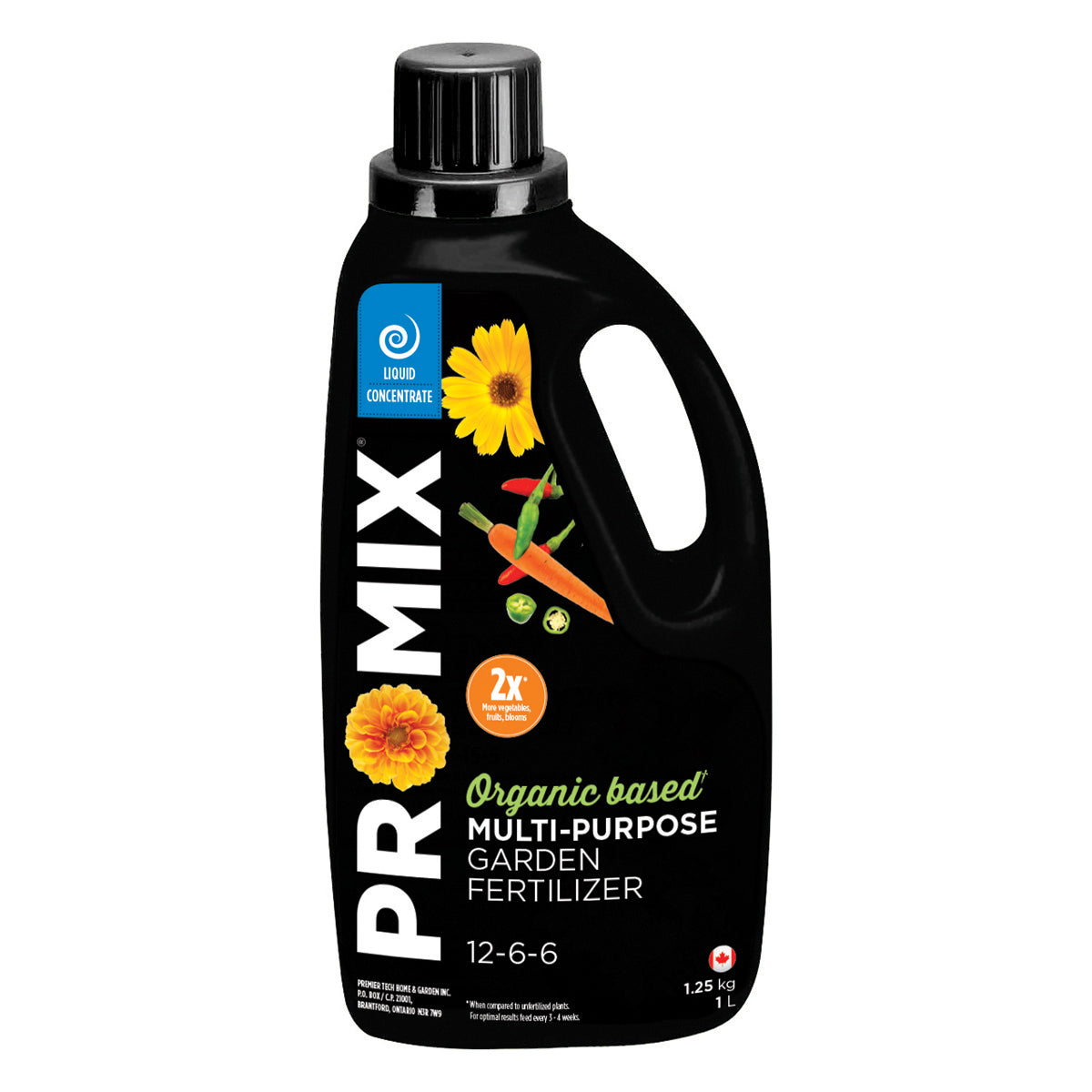 Engrais PRO-MIX liquide organique multi usage 12-6-6 1L