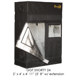 Tente de culture SHORTY Gorilla, 2' x 4' x 4,11' (5,8' avec kit d'extension de 9'')