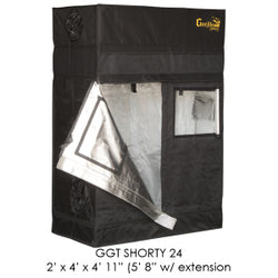 Tente de culture SHORTY Gorilla, 2' x 4' x 4,11' (5,8' avec kit d'extension de 9'')