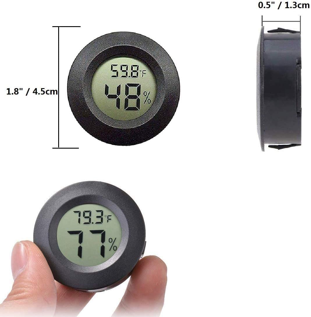 Hygromètres de température et d'humidité rond