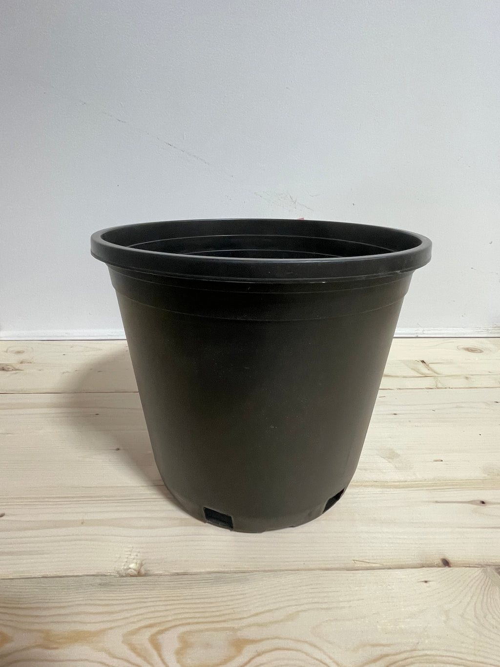 Pot en plastique noir 10’’/3 galons