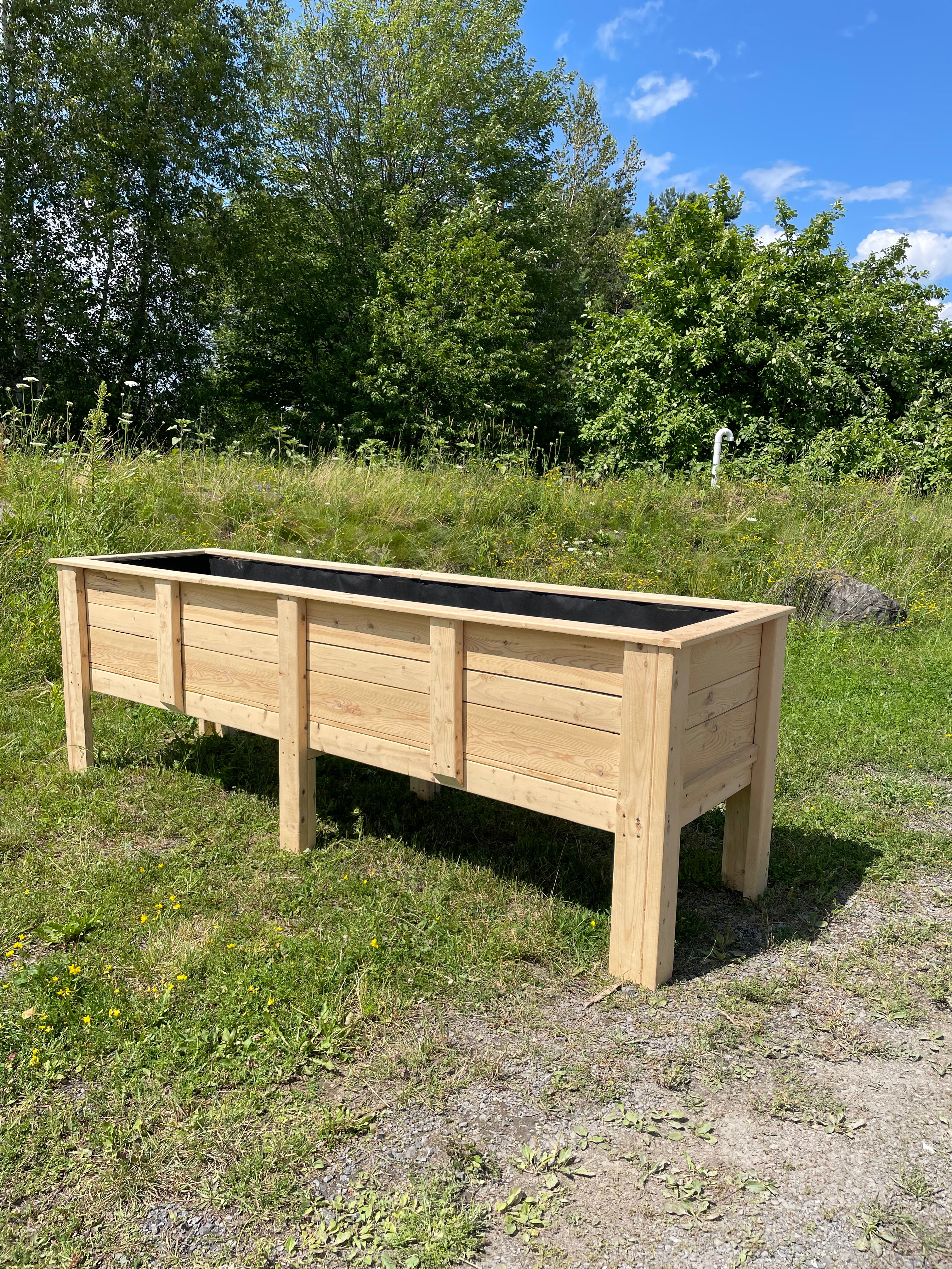 Bac à jardin collection rustique (très grand)