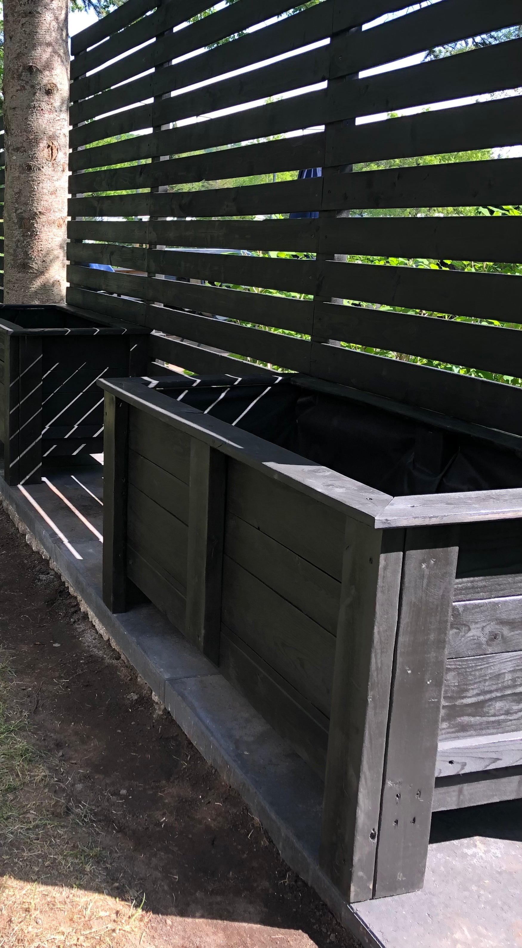 Clôture Rustique en Bac à jardin 12 pieds/ 144’’